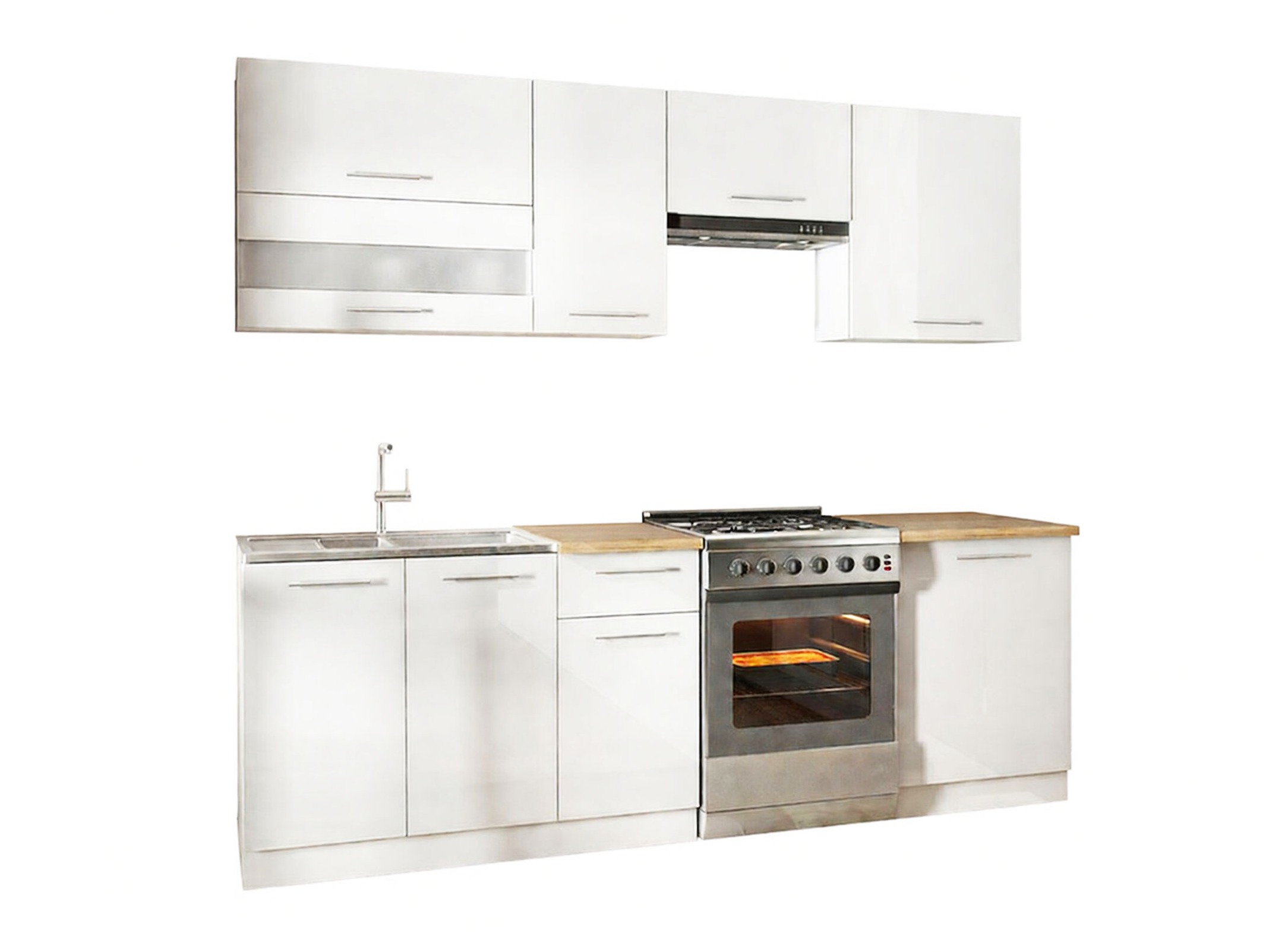 Conjunto de cozinha modular Tiffa White 119
