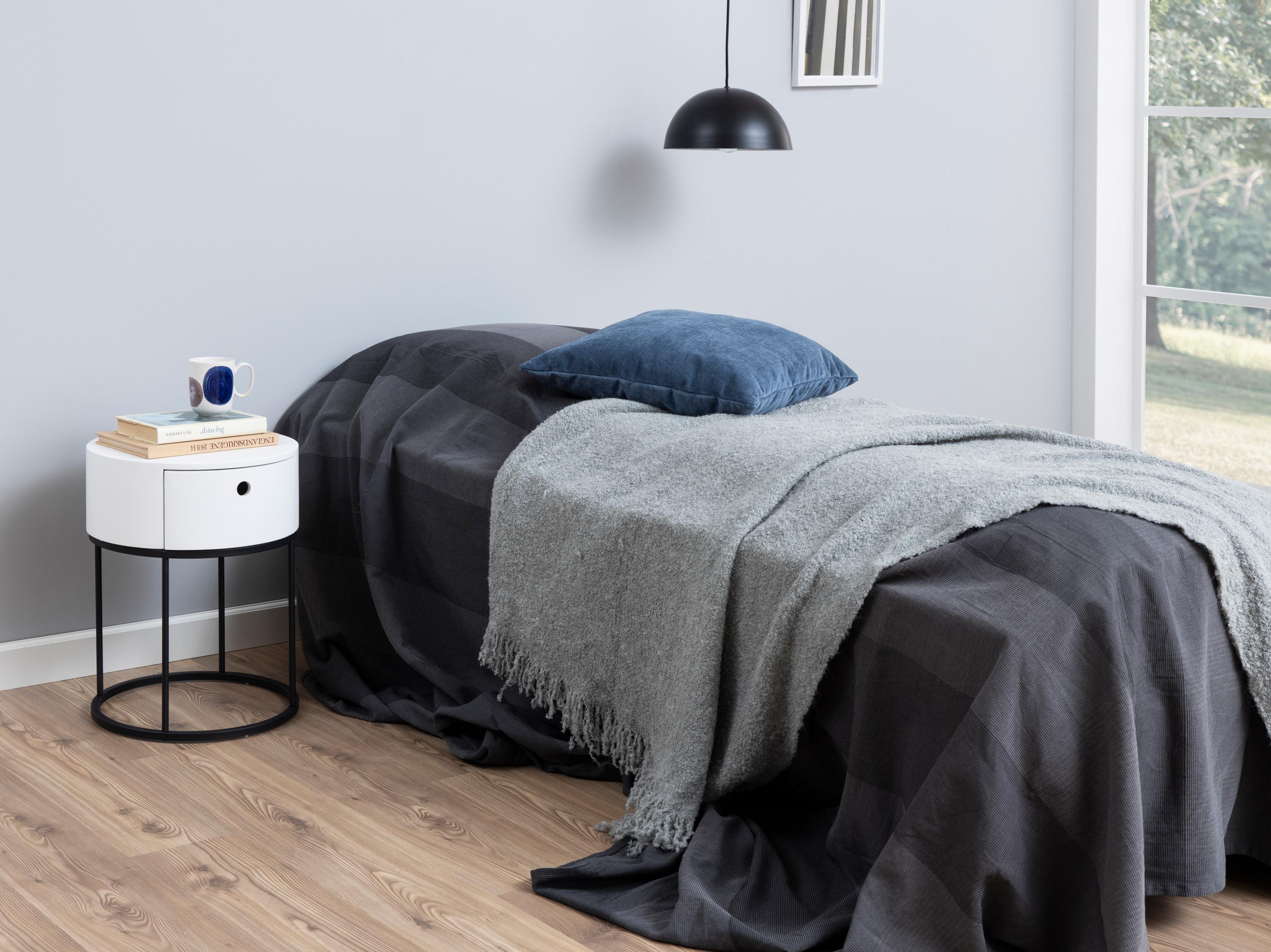 Mesa de apoio Norsica 595 (Branco + Preto)