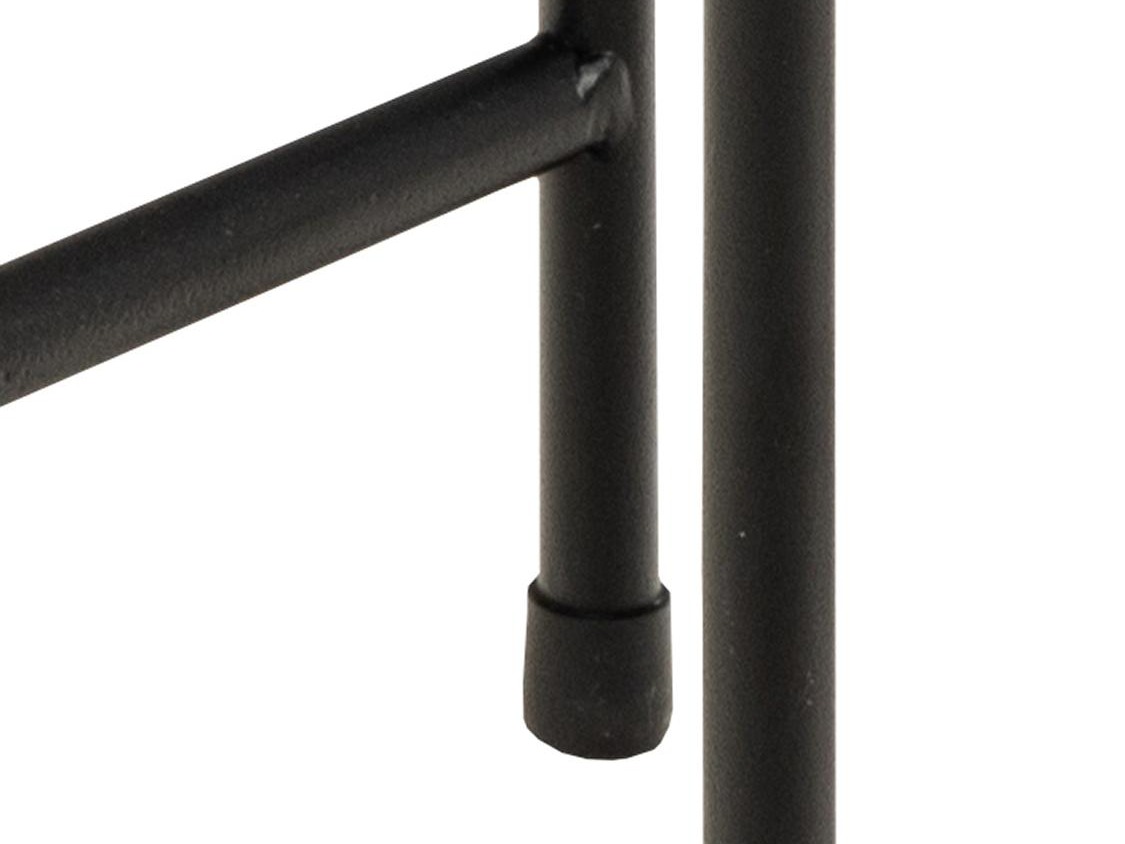 Mesa de apoio Norsica 609 (Mármore marrom + Preto)