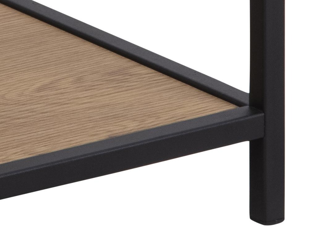 Mesa de cabeceira Norsica Sevferi 128 (Carvalho selvagem + Preto)