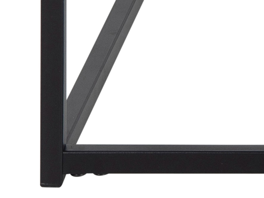 Mesa de centro Norsica Sevferi 130 (Cinza preta + Preto)