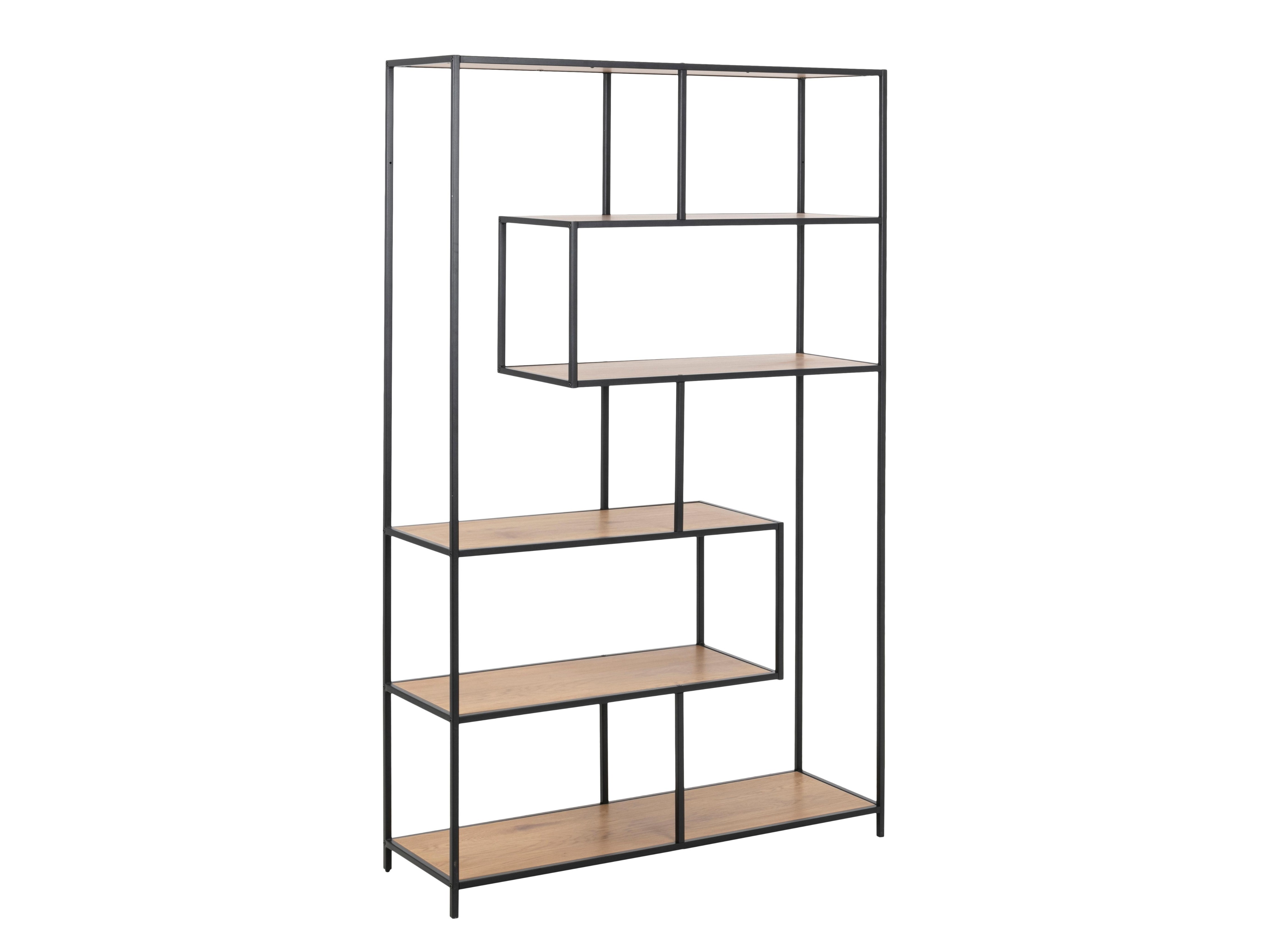 Estante Norsica Sevferi 134 (Carvalho selvagem + Preto)
