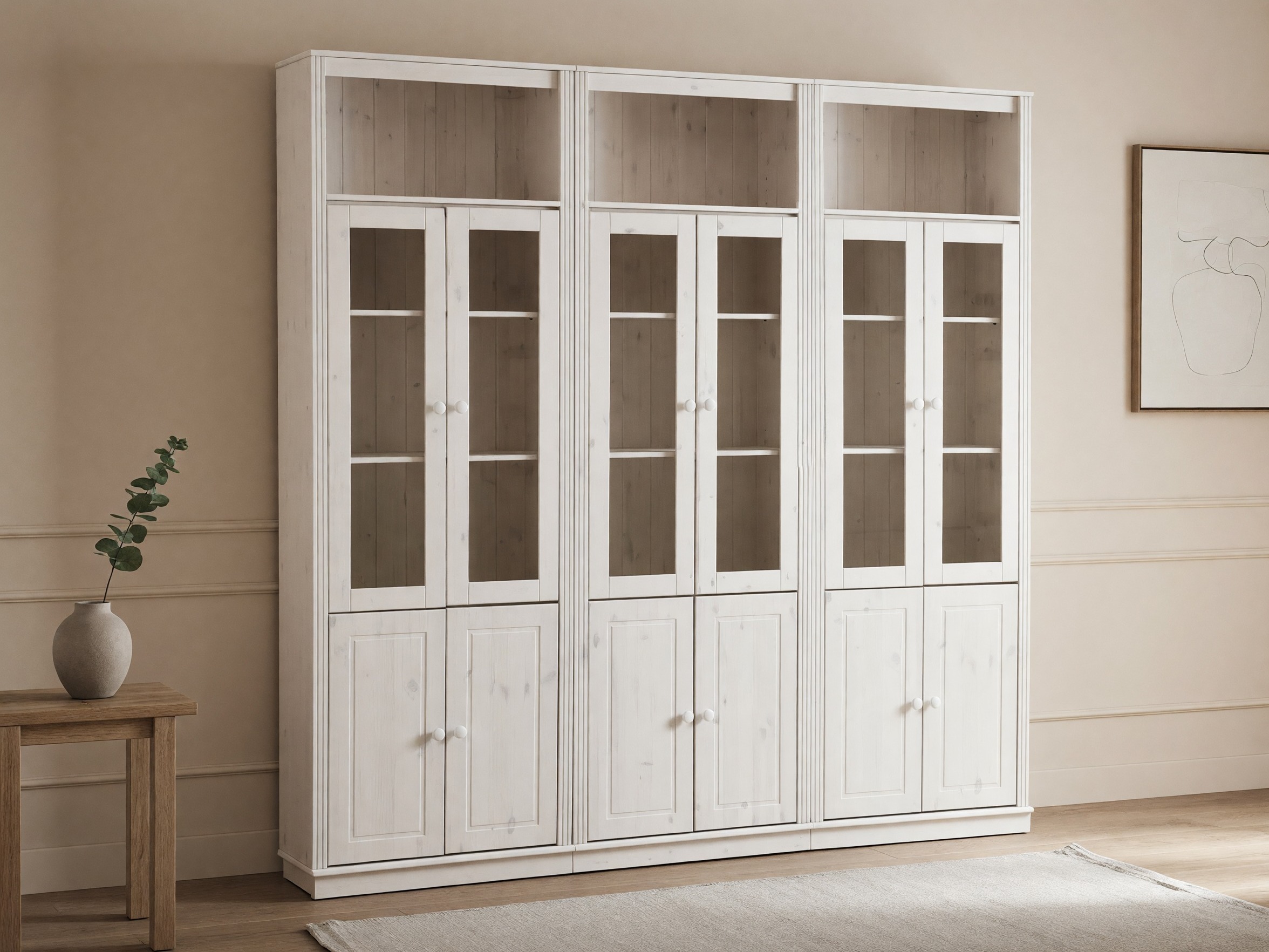 Conjunto de estante Saltoro 114 (Cinzento)