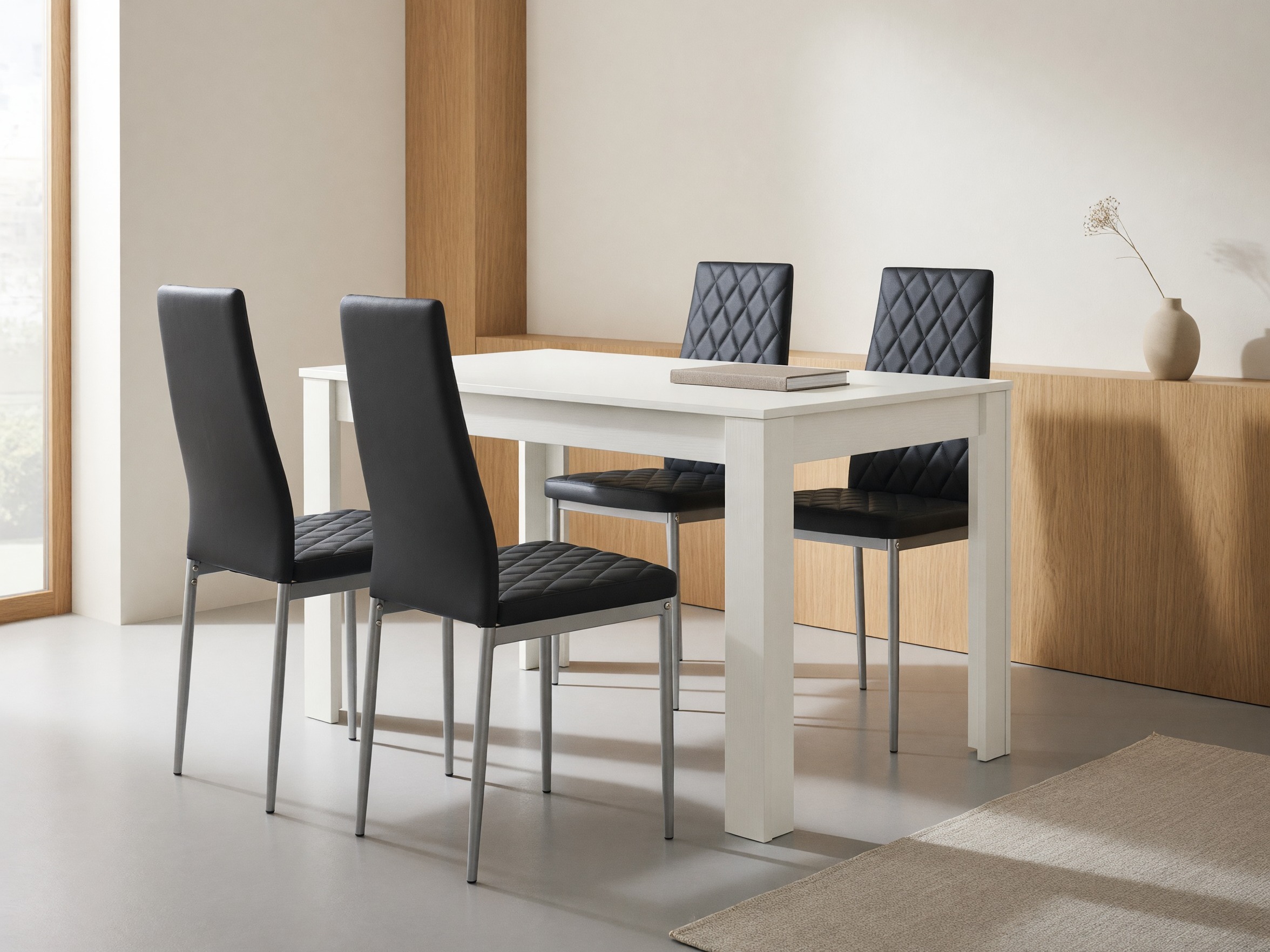 Conjunto para refeições Denton 445 (Preto)