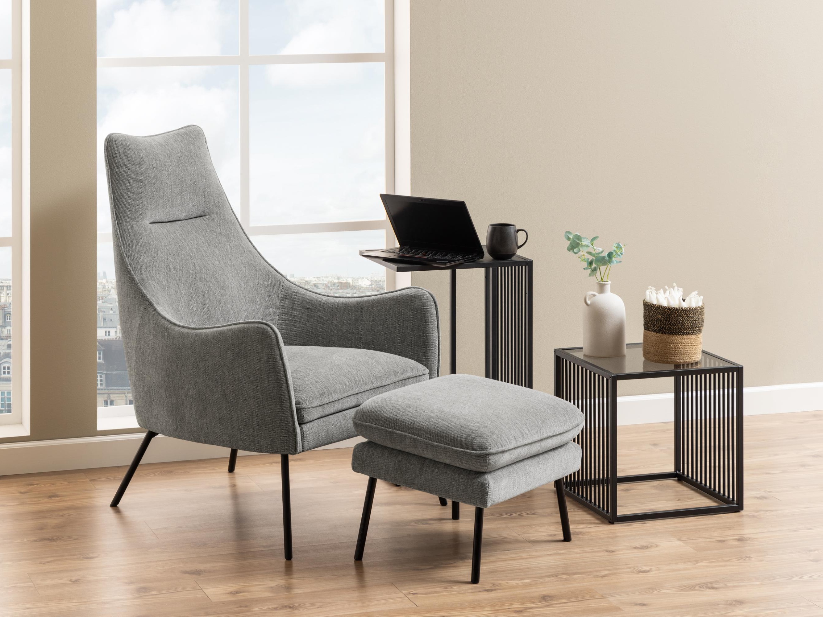 Mesa de apoio Norsica Livevai 102 (Preto)