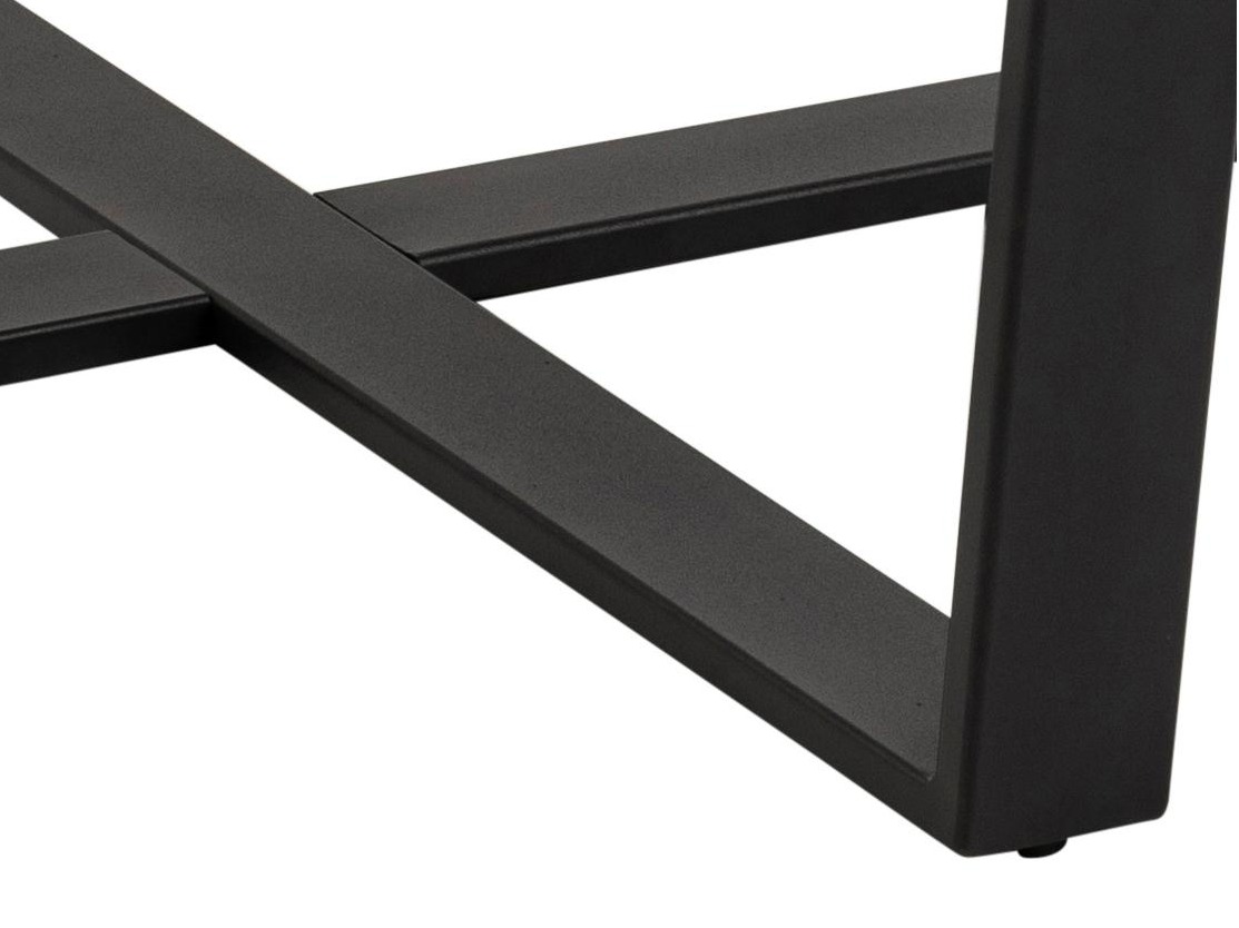 Mesa Norsica 309 (Mármore marrom + Preto)