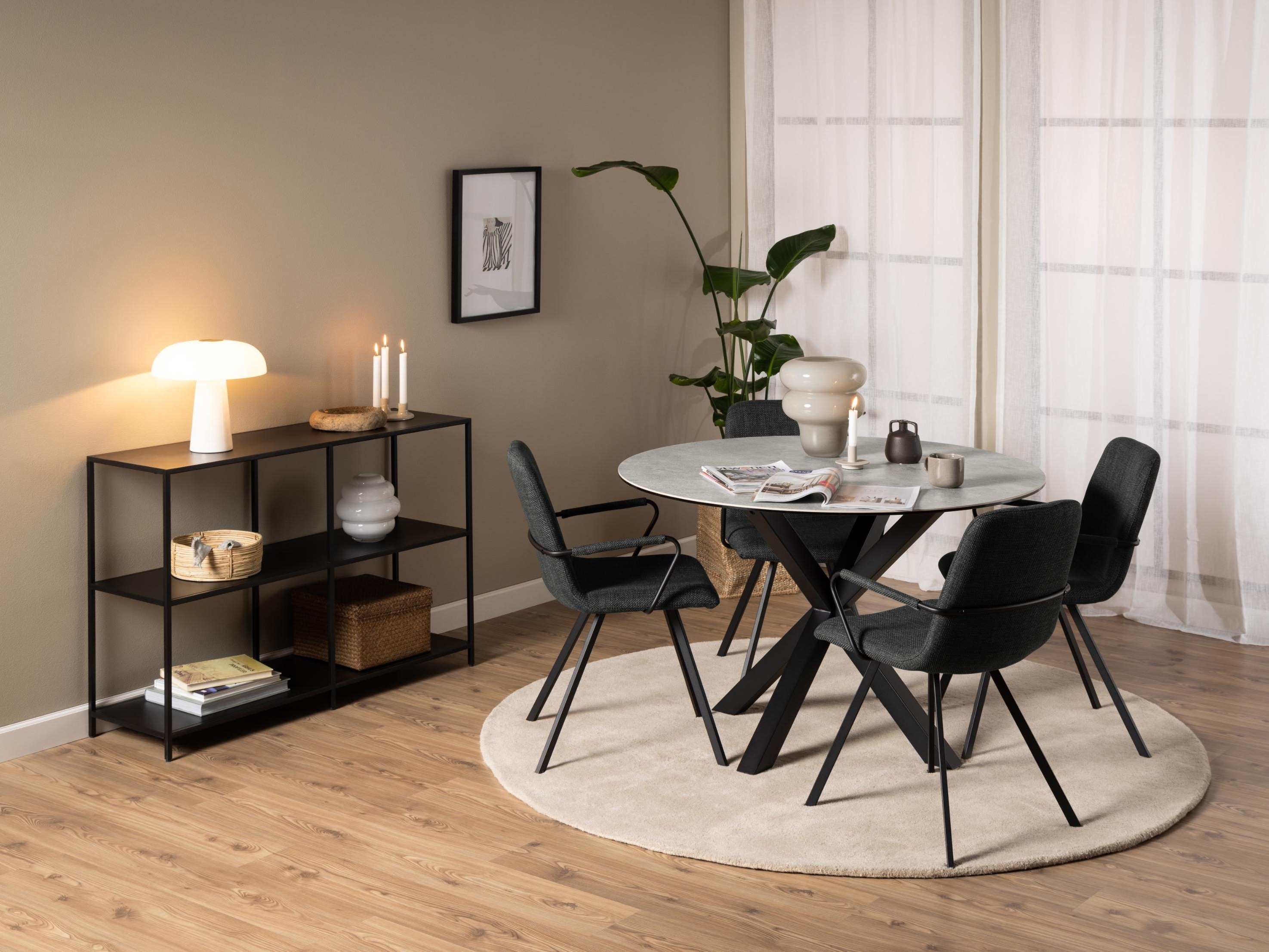 Cadeira Norsica 681 (Cinzento + Preto)