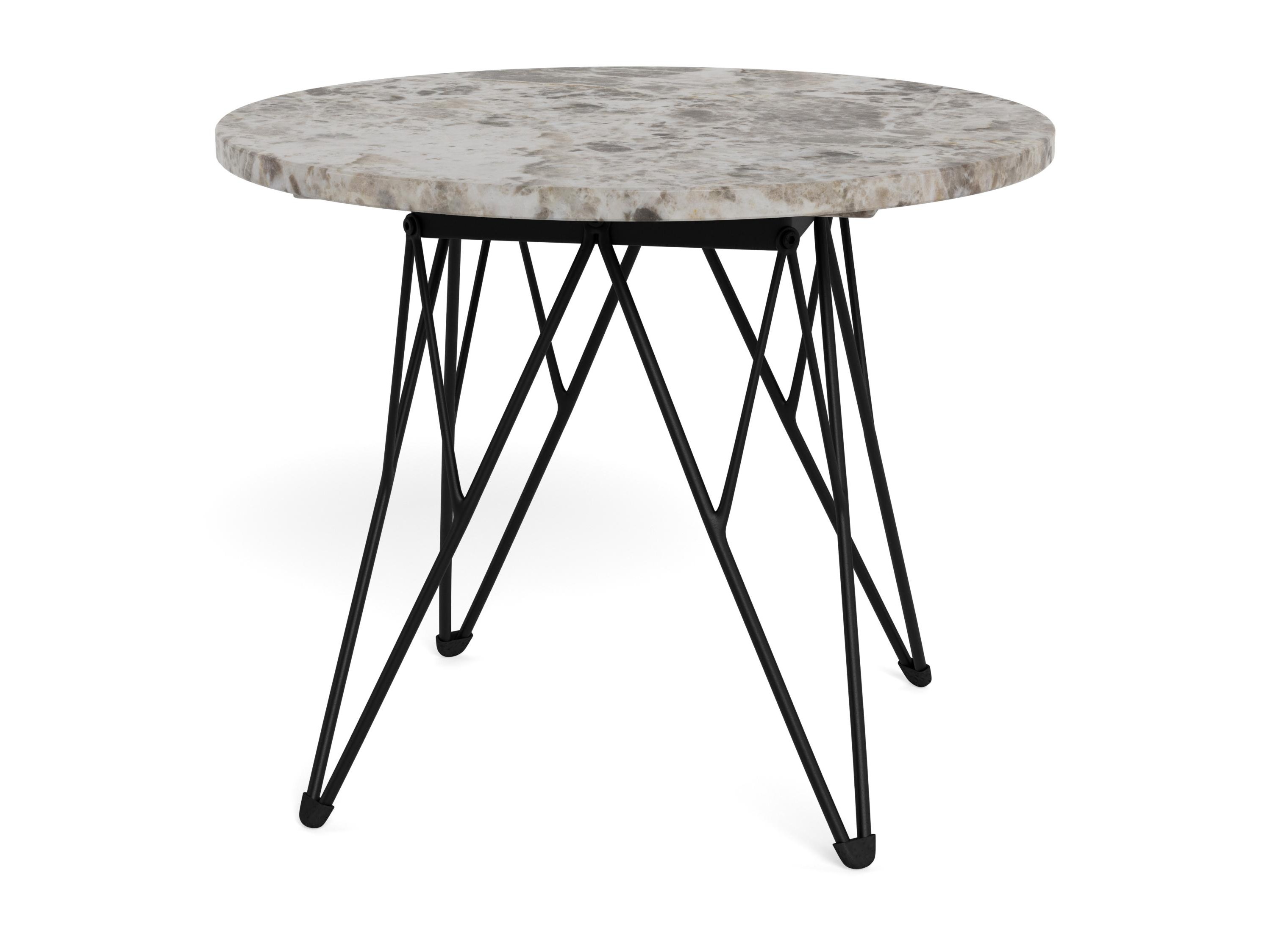 Mesa de centro Norsica 819 (Cinzento + Preto)
