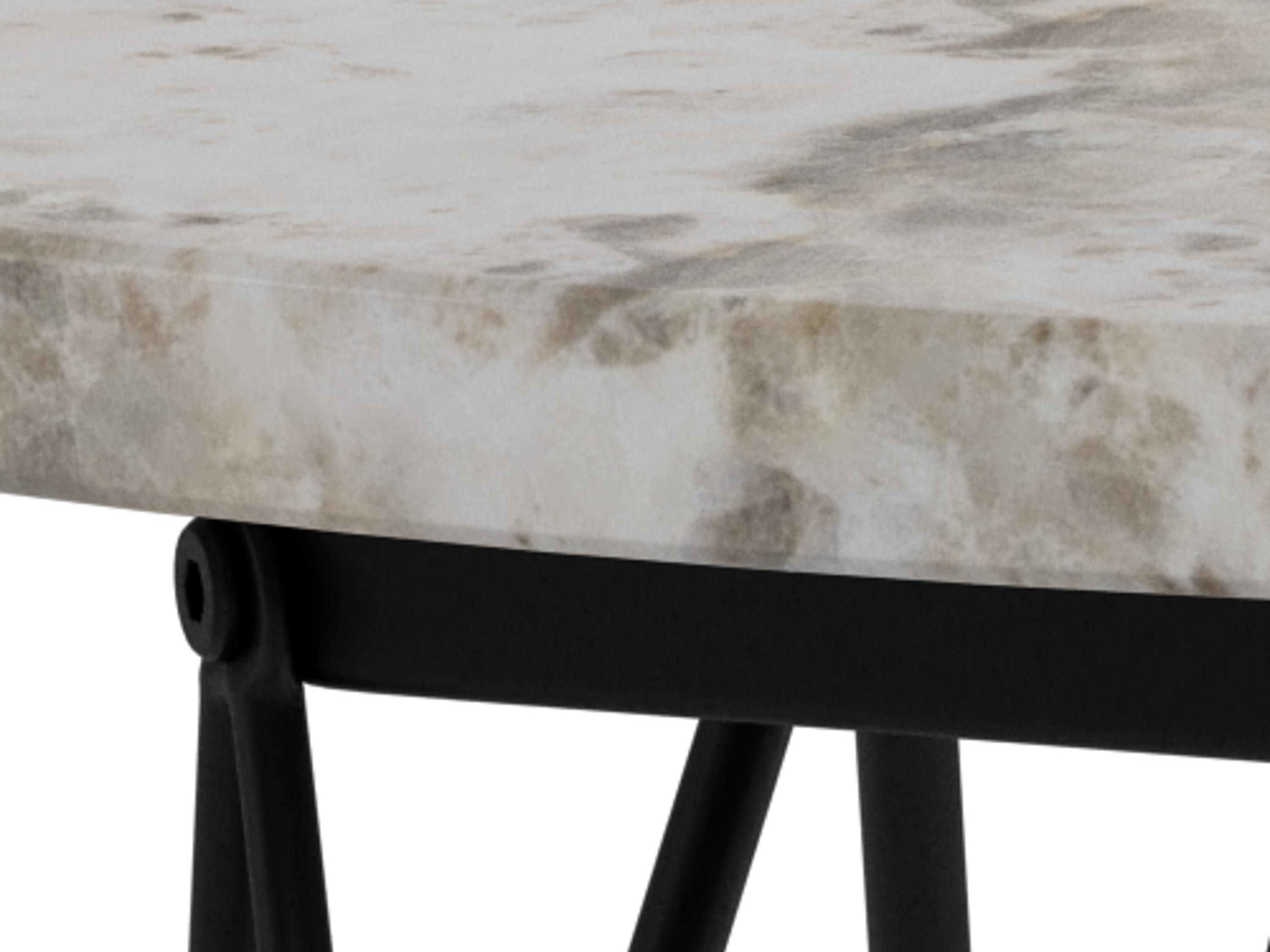 Mesa de centro Norsica 819 (Cinzento + Preto)