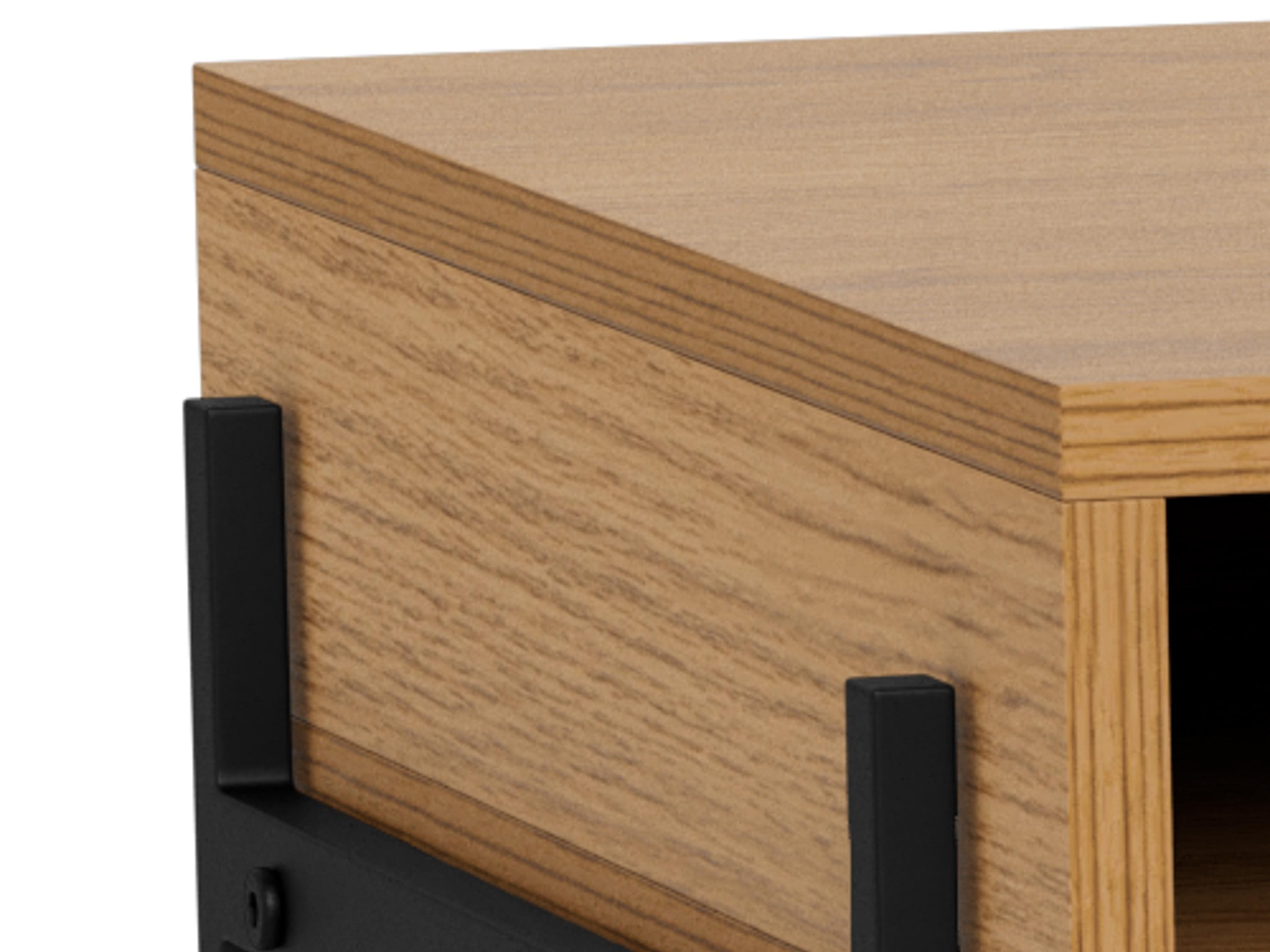 Mesa de escritório Norsica Levsori 105 (Carvalho selvagem)
