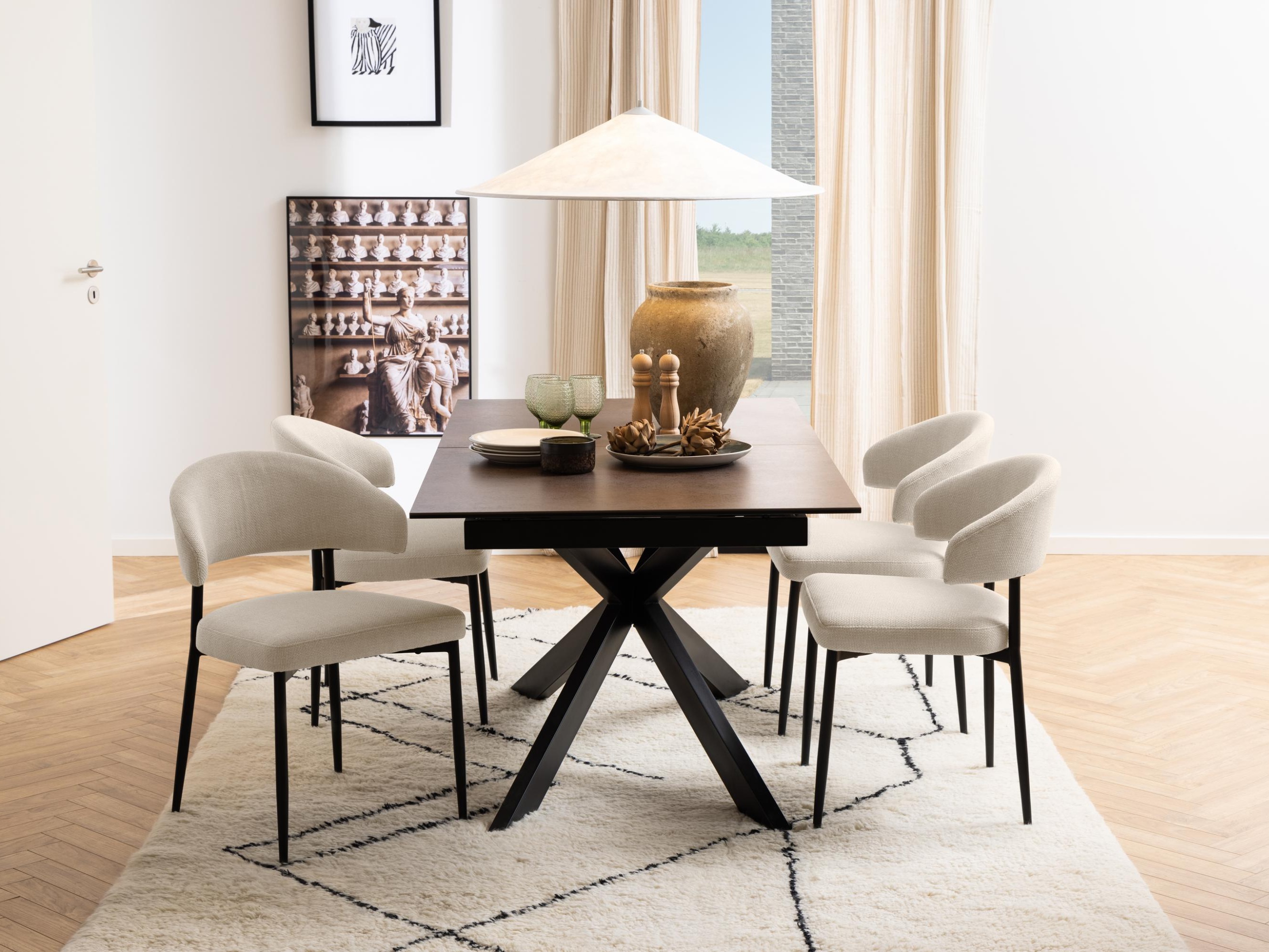 Mesa Norsica 685 (Castanho + Preto)