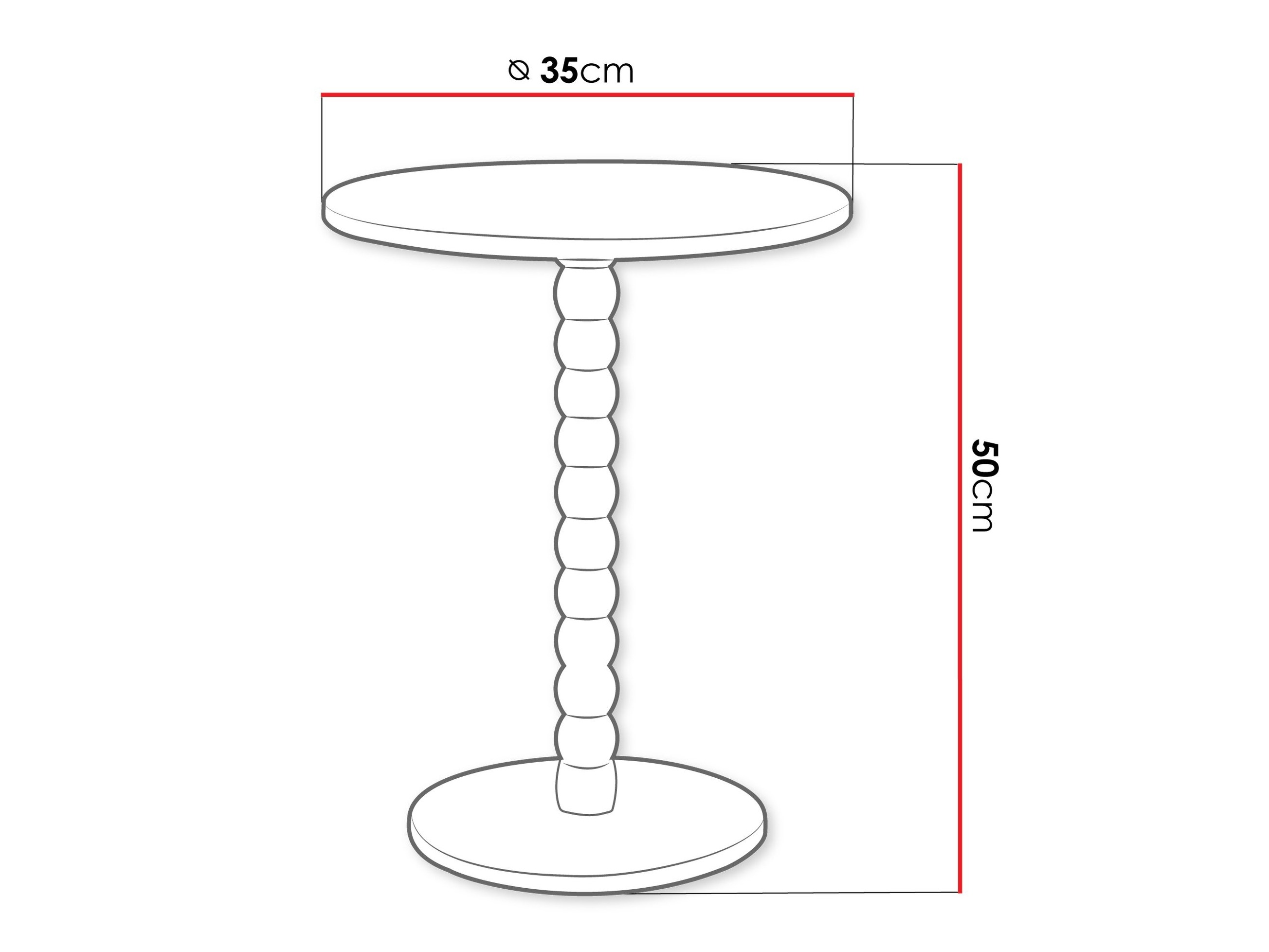 Mesa de apoio Ludus (Branco)
