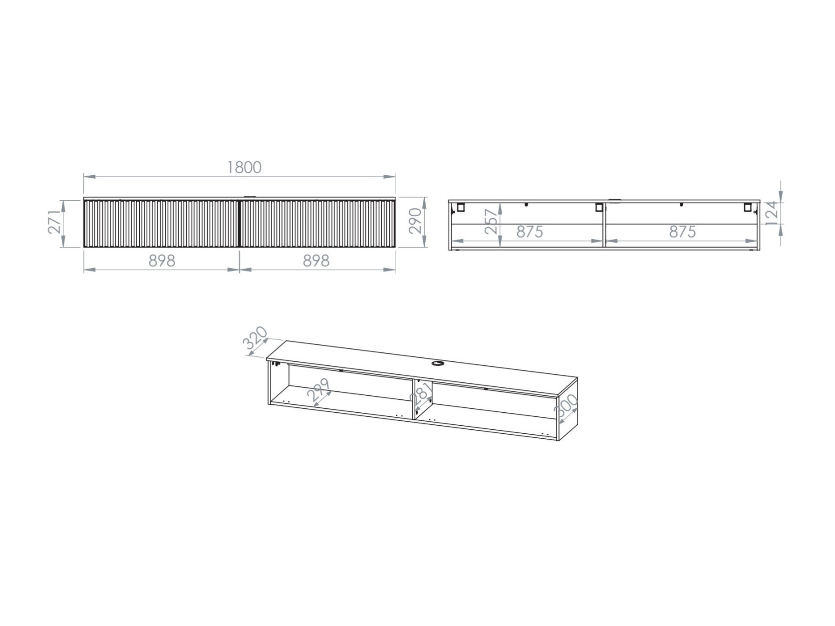 Conjunto para sala de estar Marmeli 136
