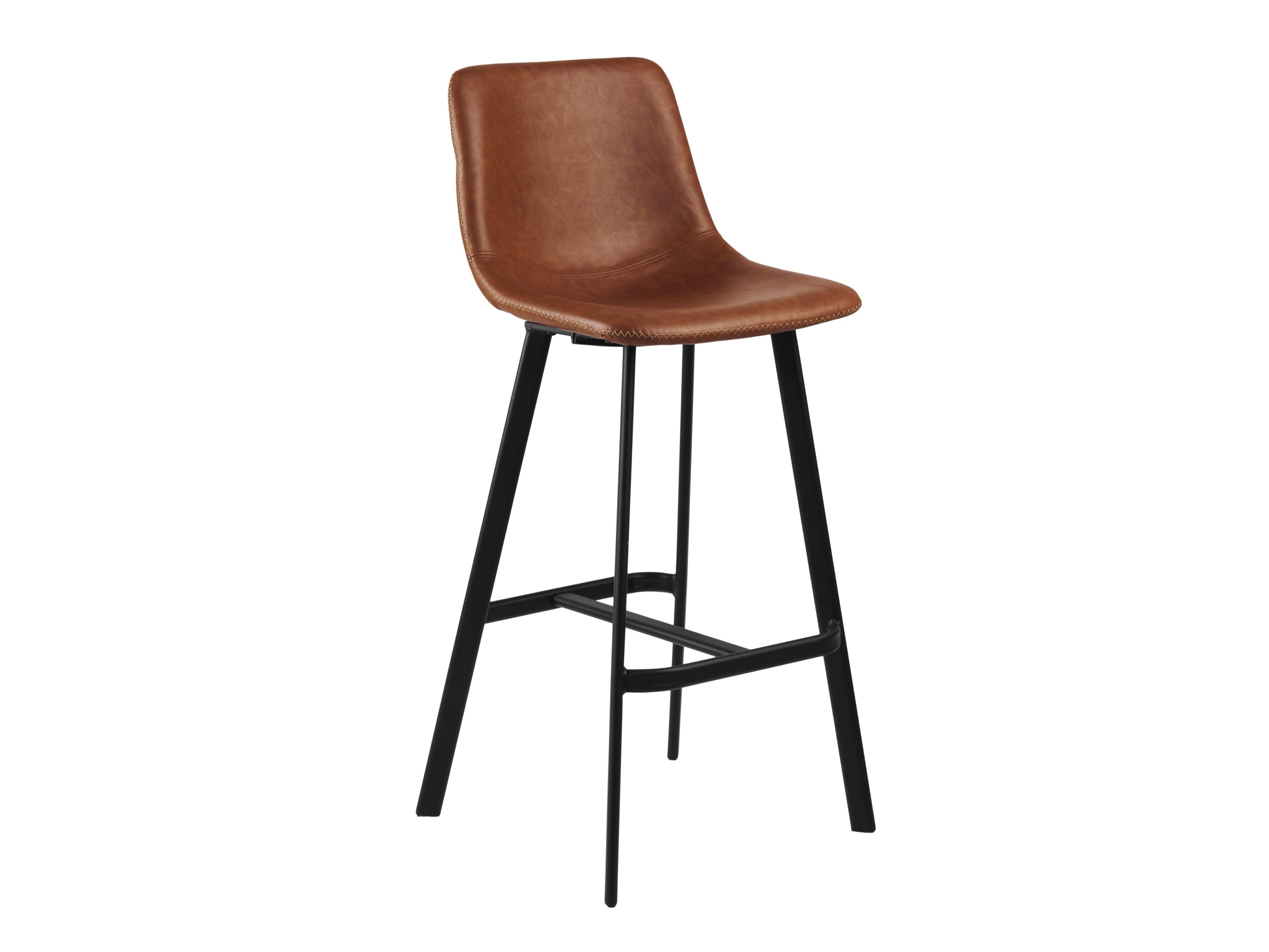 Banco de bar Norsica 444 (Preto + Castanho)