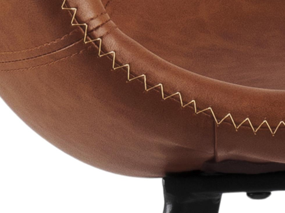 Banco de bar Norsica 444 (Preto + Castanho)