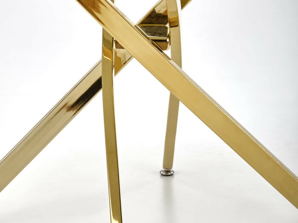 Mesa Houston 1538 (Dourado + Mármore preto)