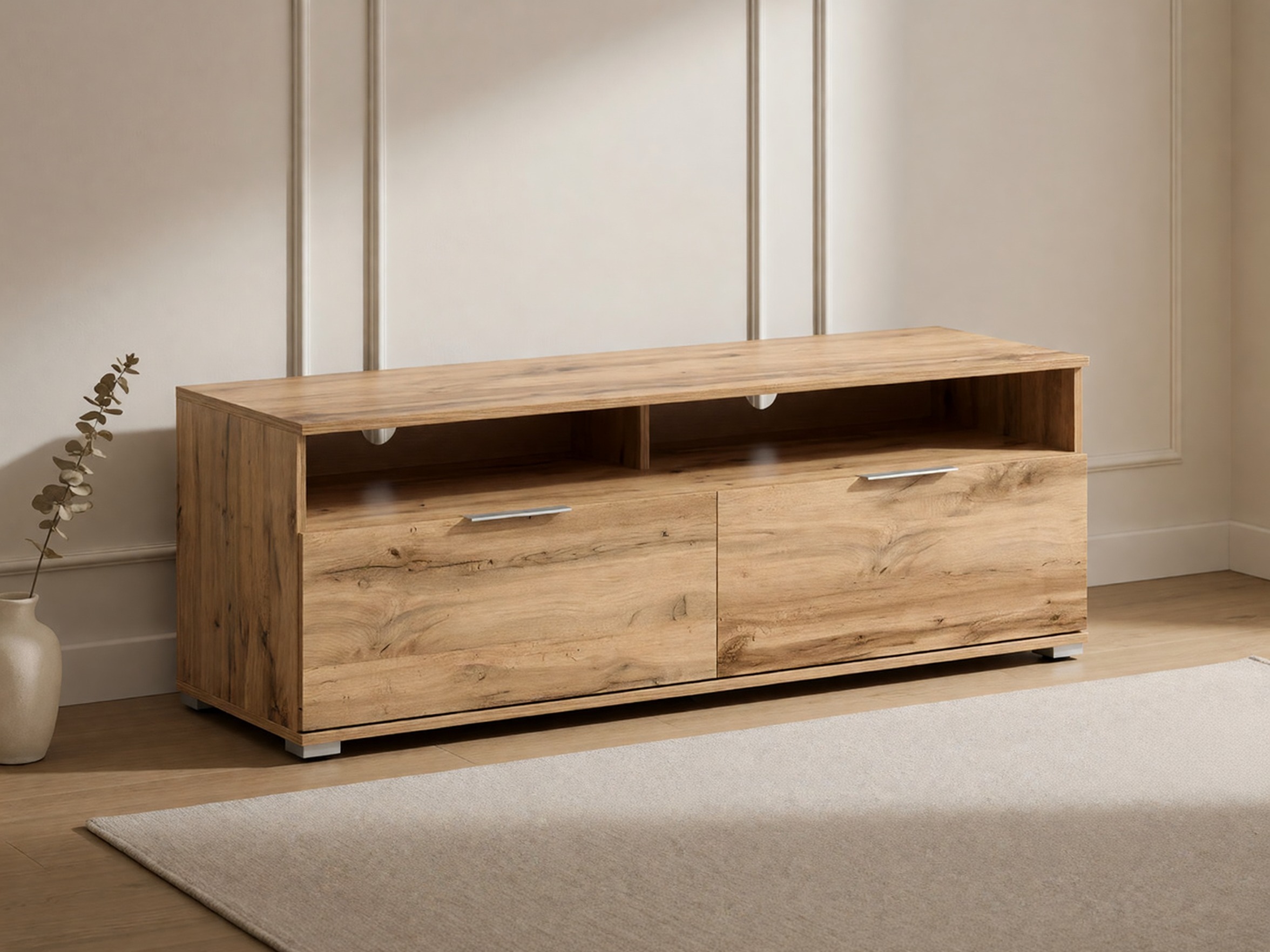 Móvel de TV Tivetra 109 (Carvalho wotan)