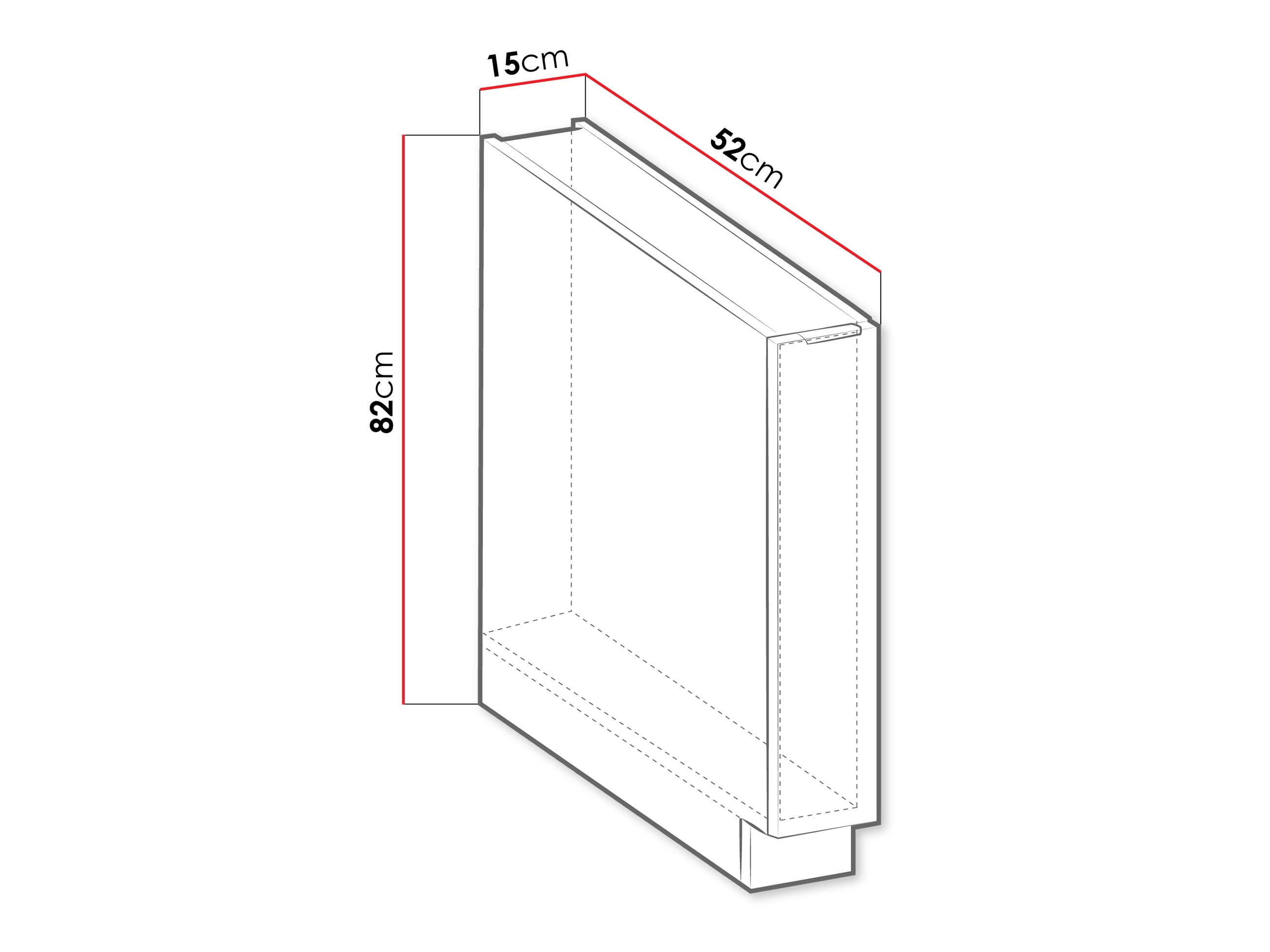 Armário modular com cesto extraível Sole 101