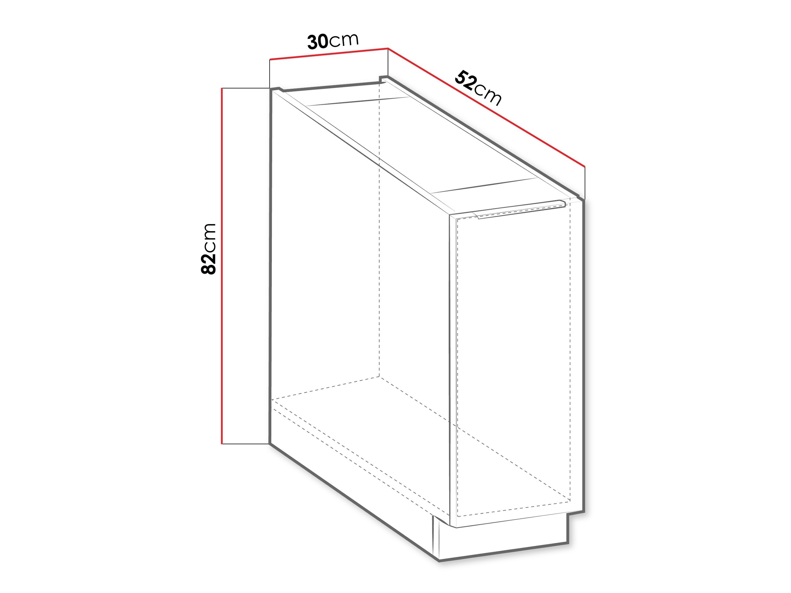 Armário modular com cesto extraível Sole 102