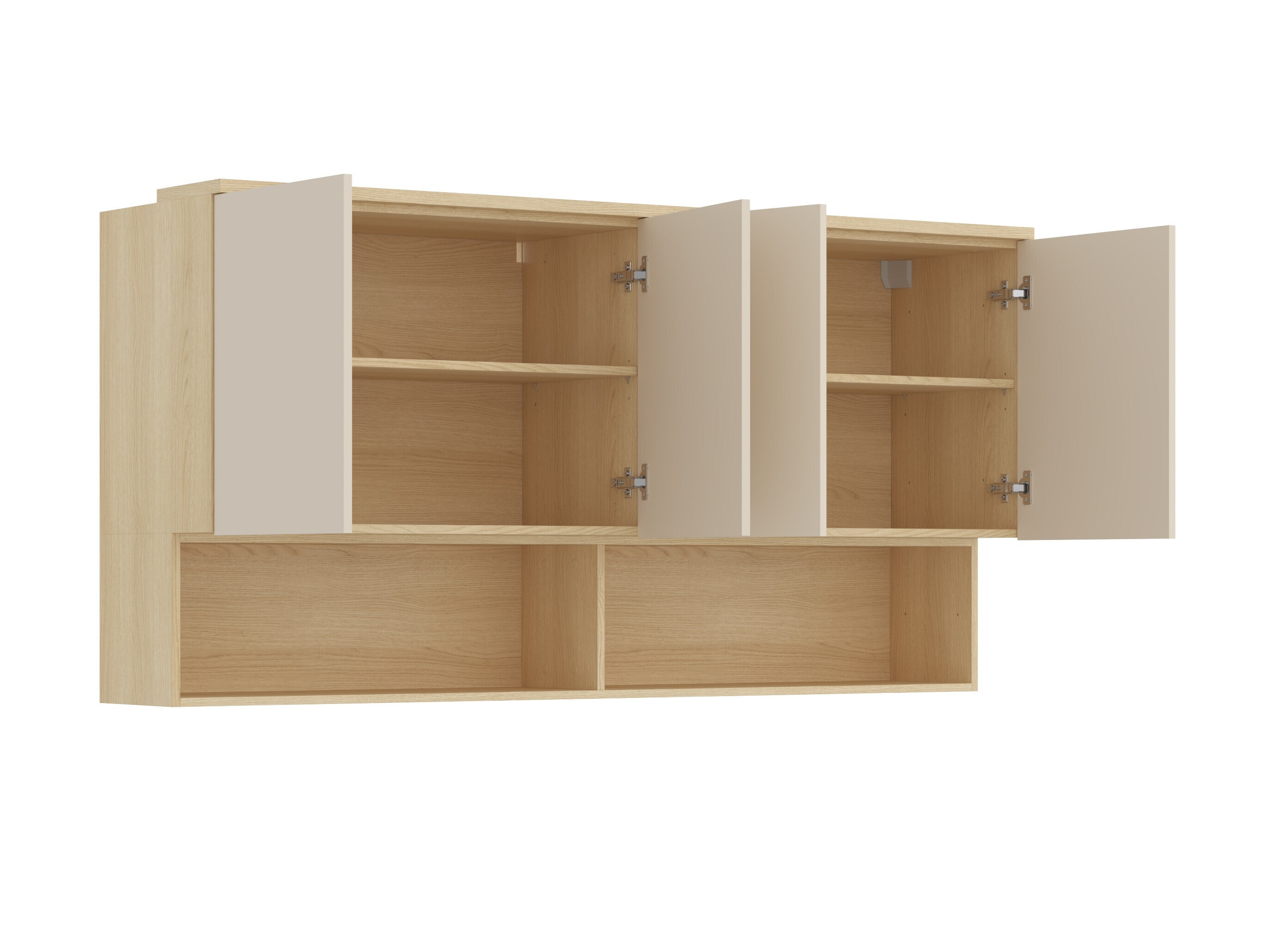 Conjunto para quarto Nolcala 125 (Carvalho + Bege)
