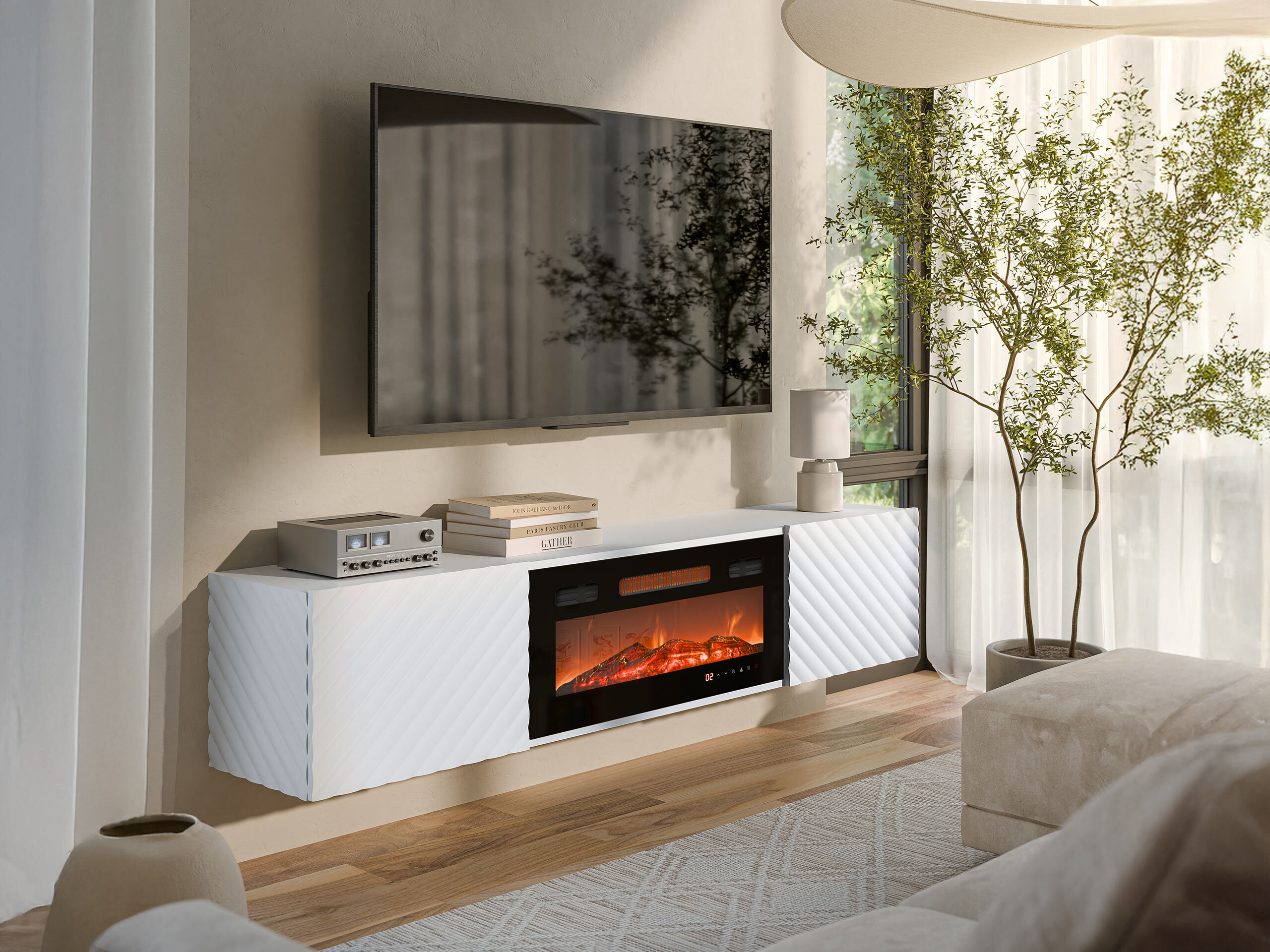 Móvel de TV Charlotte 207 (Branco)
