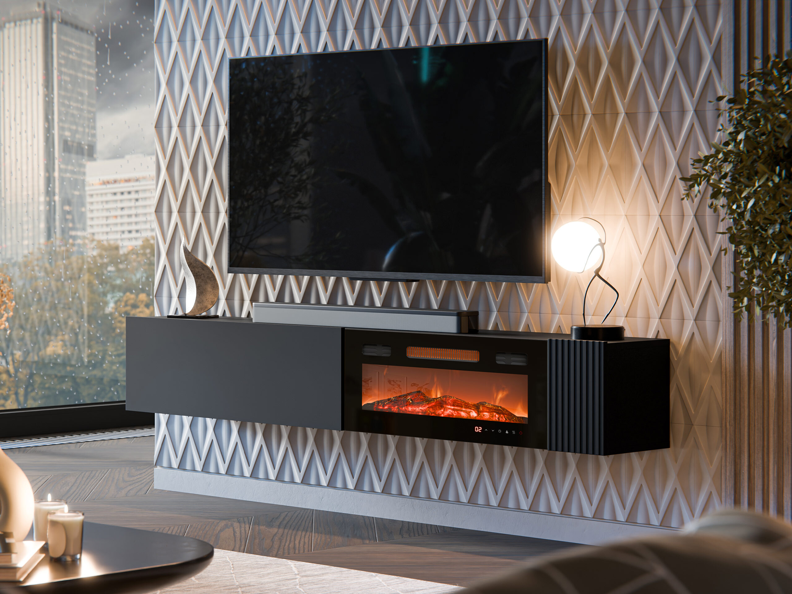 Móvel de TV Species I (Preto)