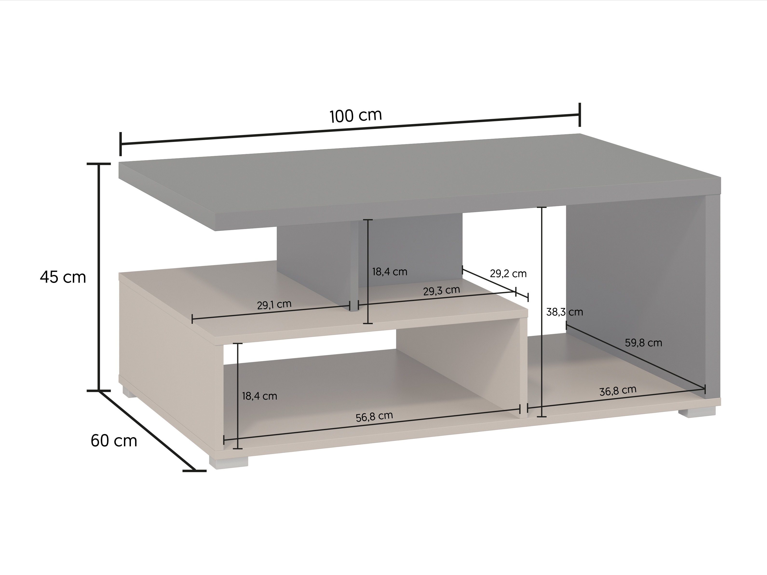 Mesa de centro Virvele 100