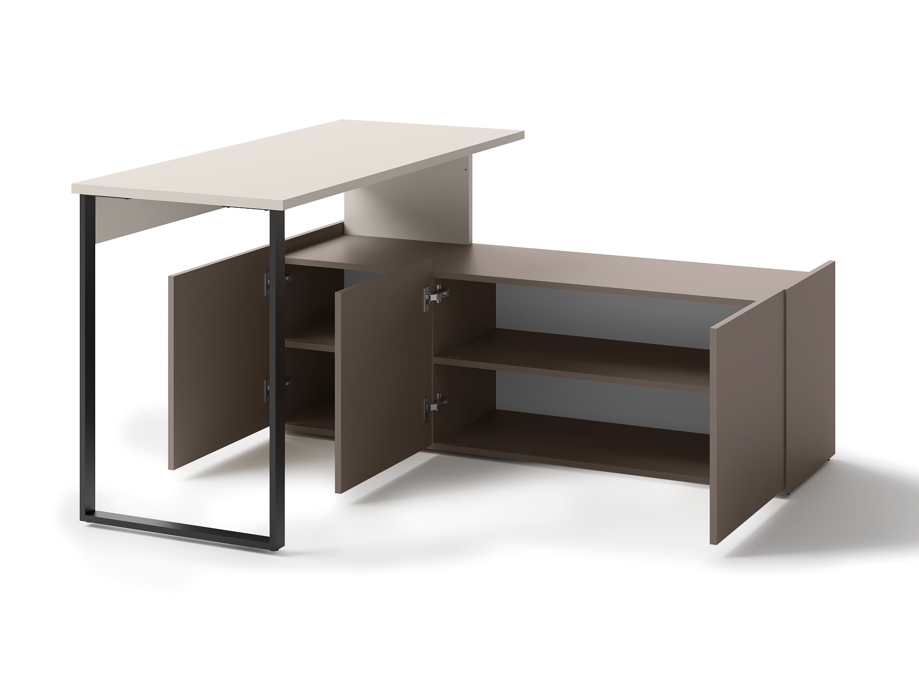 Mesa de escritório para cantos Tivseva 109