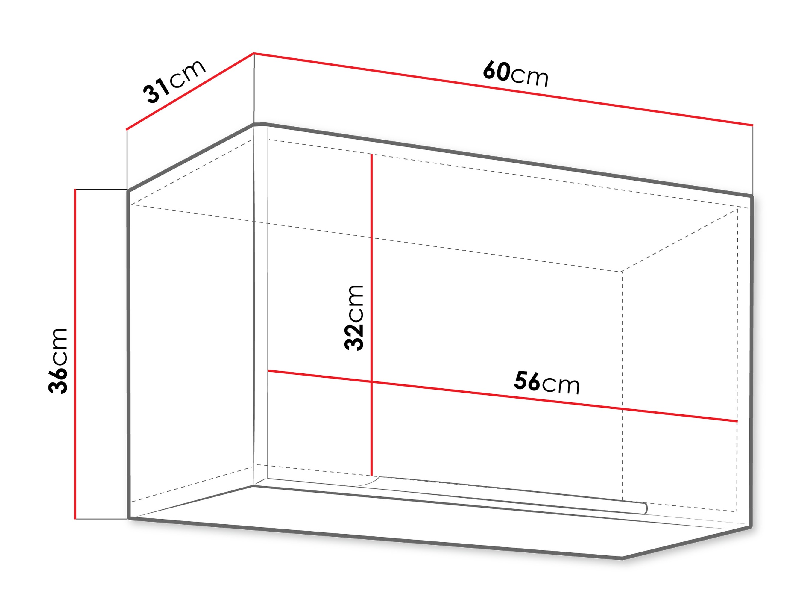 Armário modular suspenso Sole 139