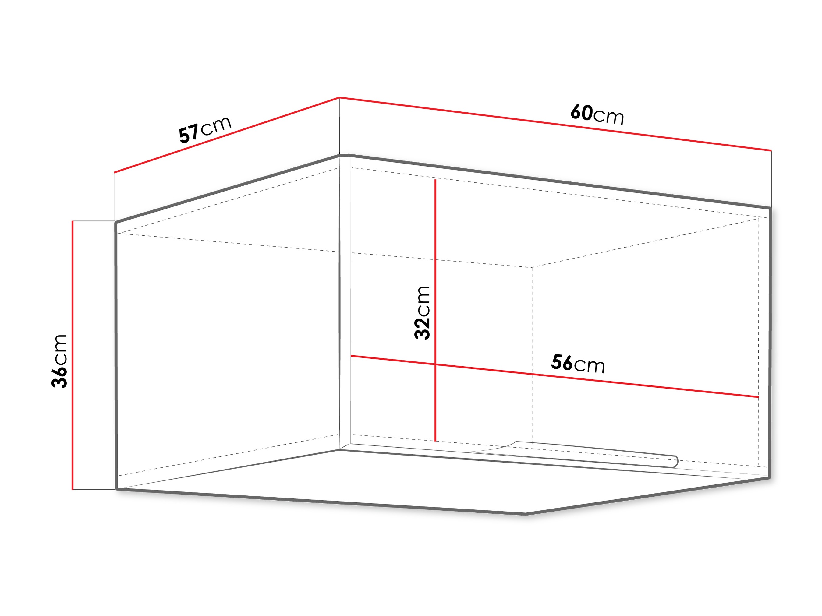 Armário modular suspenso Sole 140