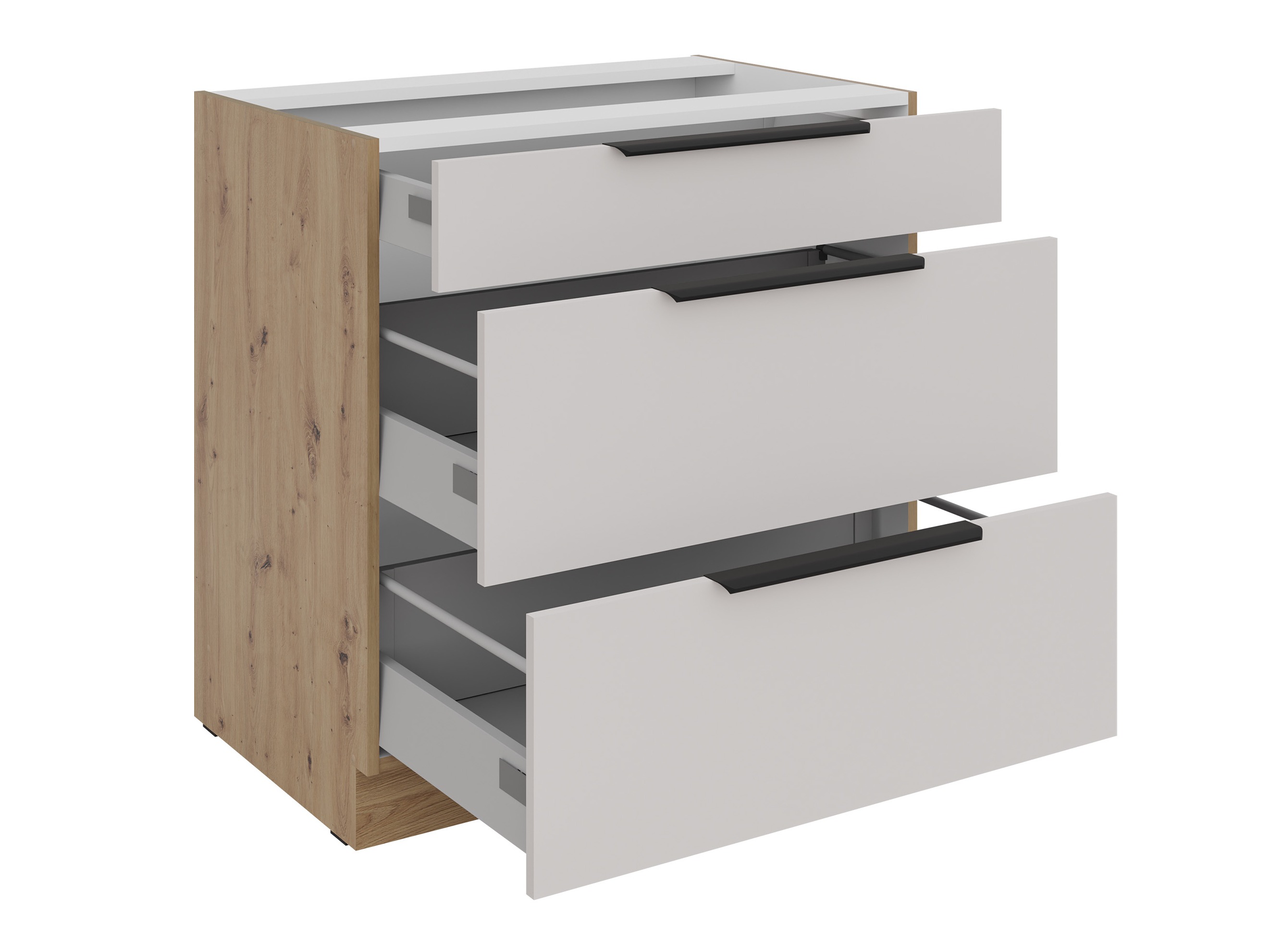 Armário modular com gavetas Sole 147