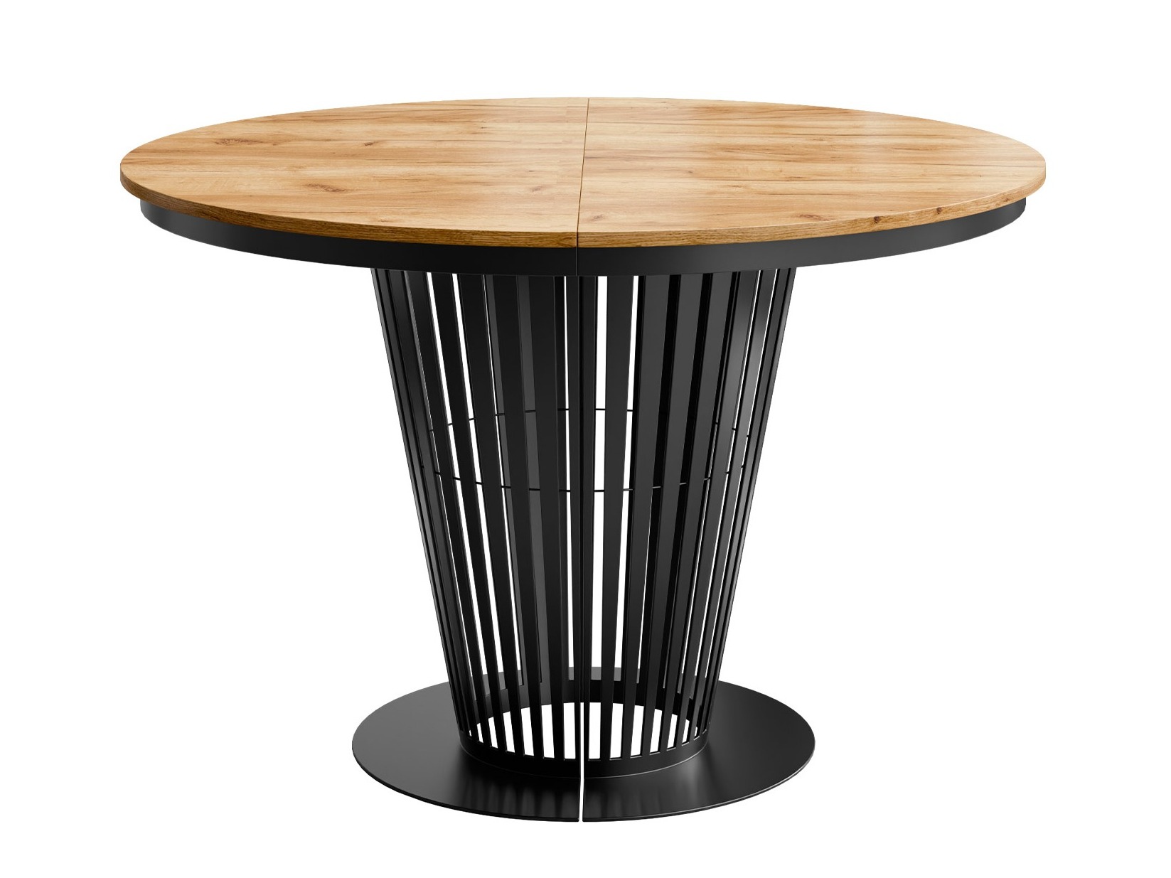 Mesa Oswego 179 (Preto + Craft carvalho)