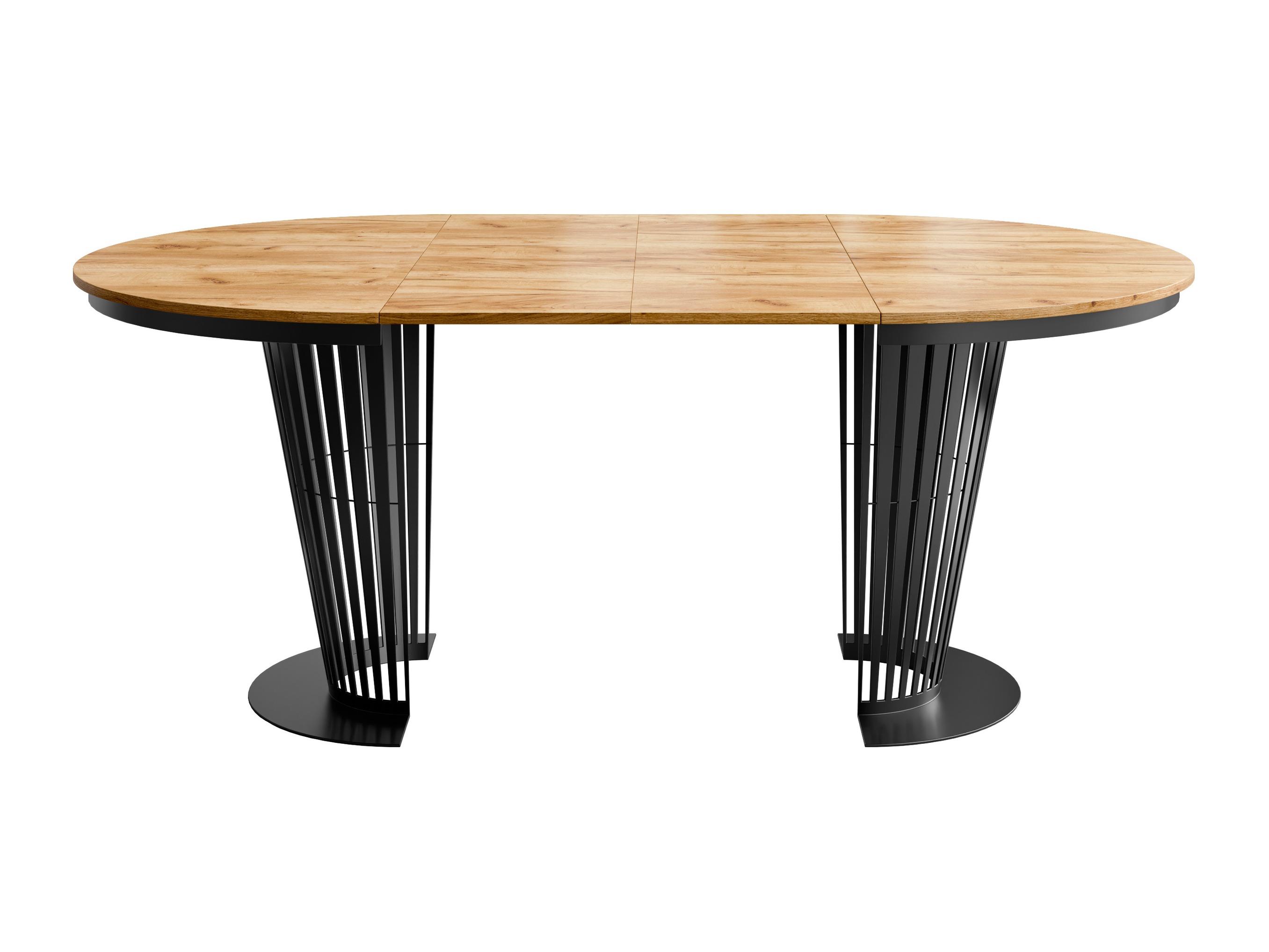 Mesa Oswego 179 (Preto + Craft carvalho)