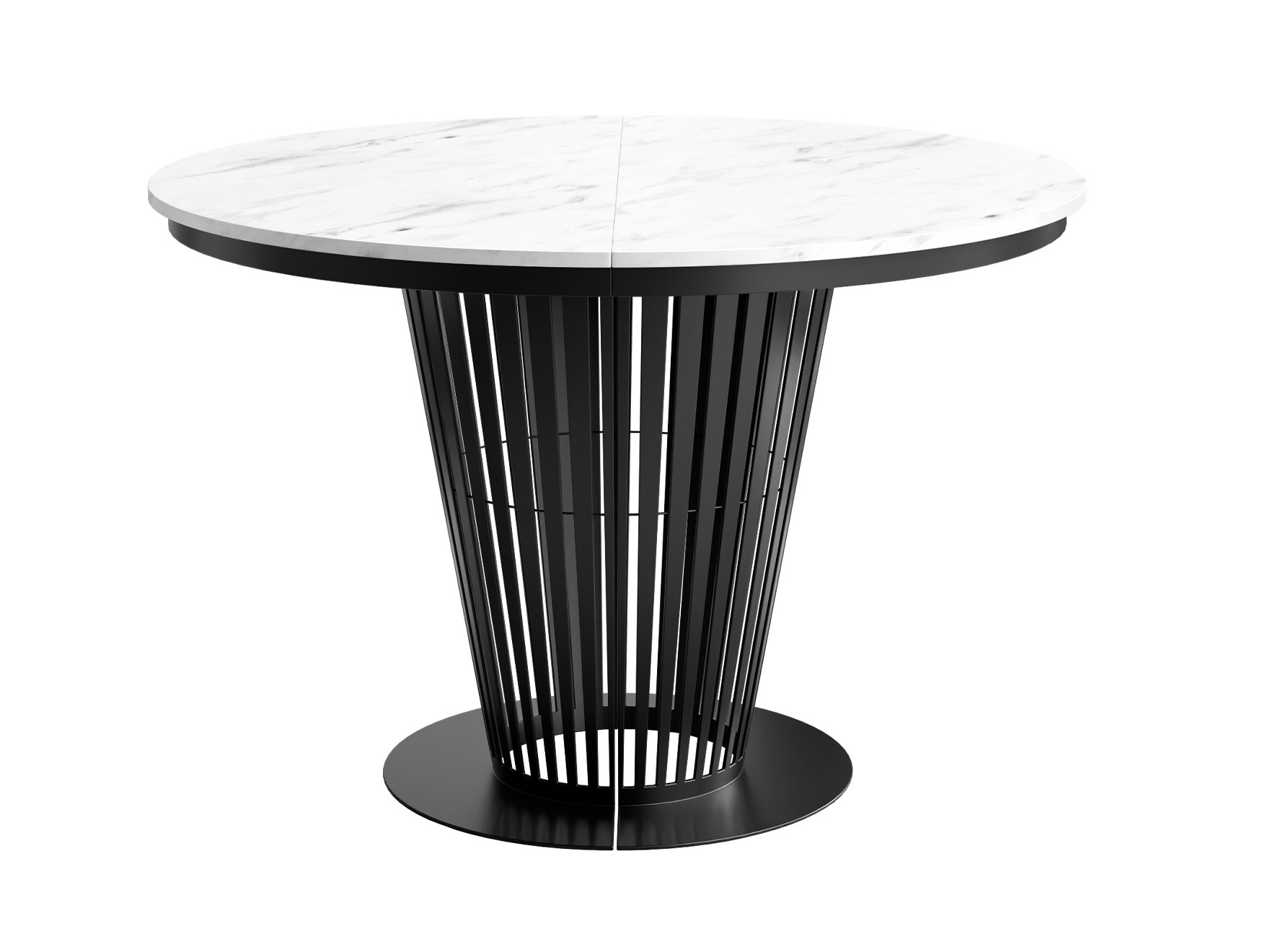 Mesa Oswego 179 (Preto + Marmore branco)