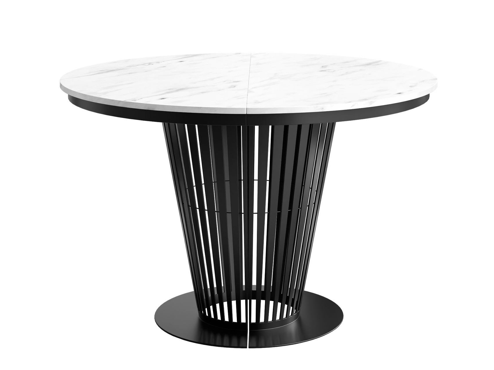 Mesa Oswego 181 (Preto + Marmore branco)