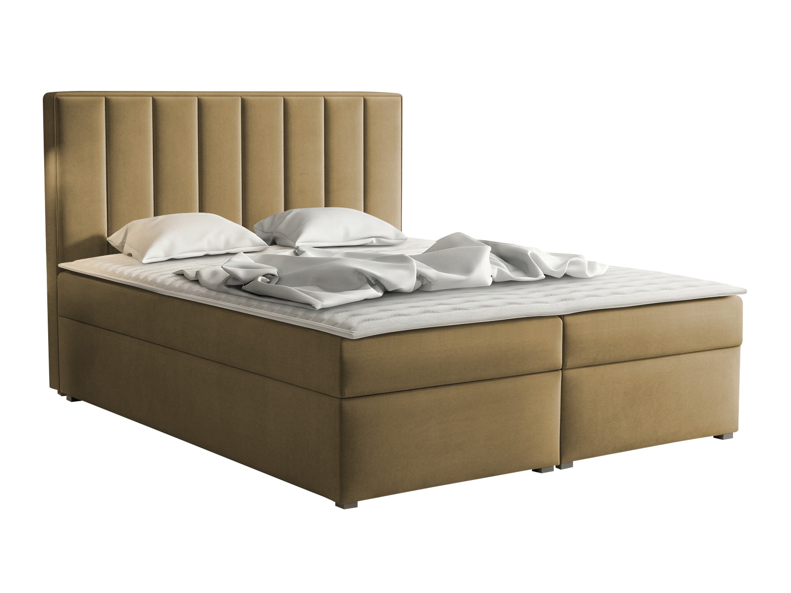 Cama continental Pomona 116 (Magic veludo 2206)