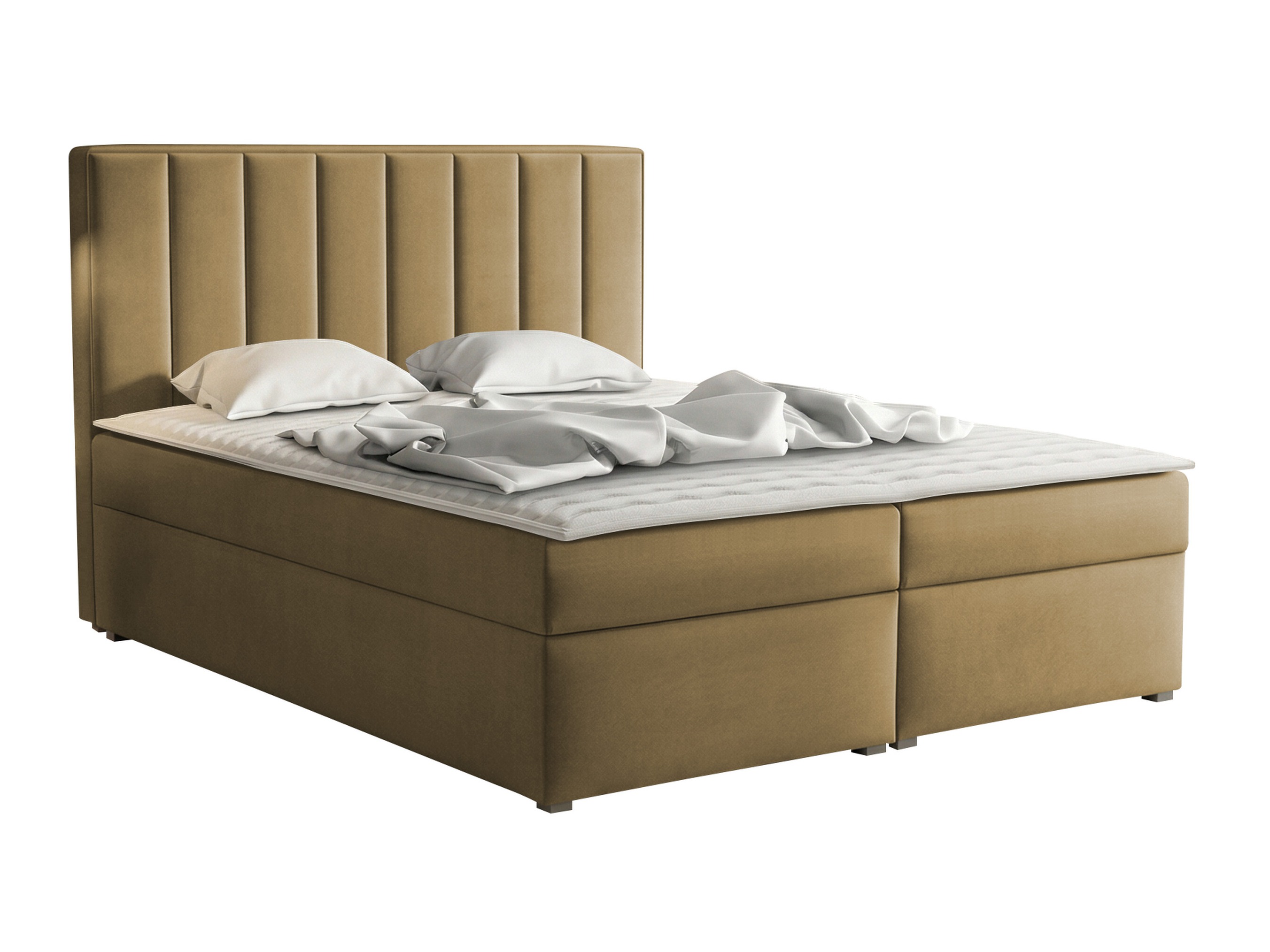 Cama continental Pomona 116 (Magic veludo 2206)