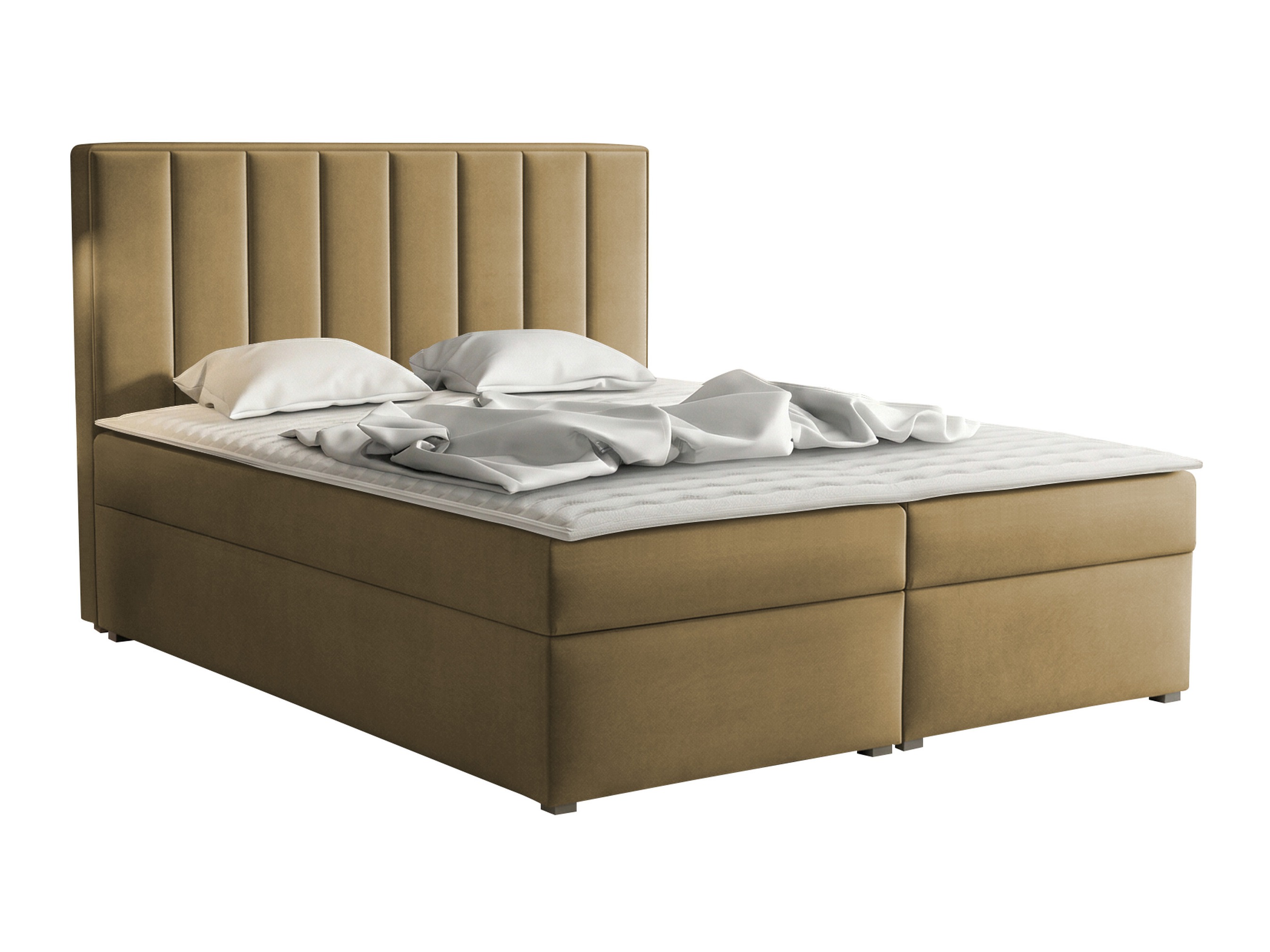 Cama continental Pomona 116 (Magic veludo 2206)