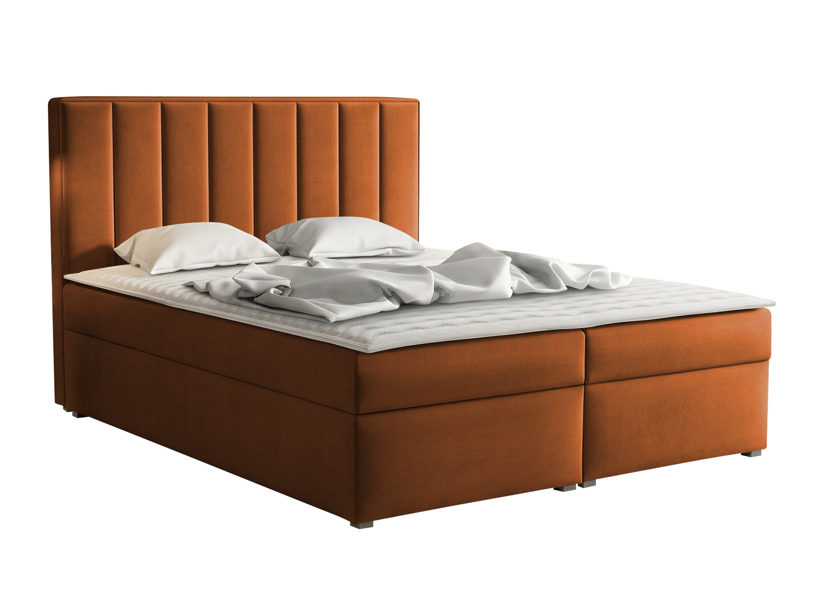 Cama continental Pomona 116 (Magic veludo 2213)