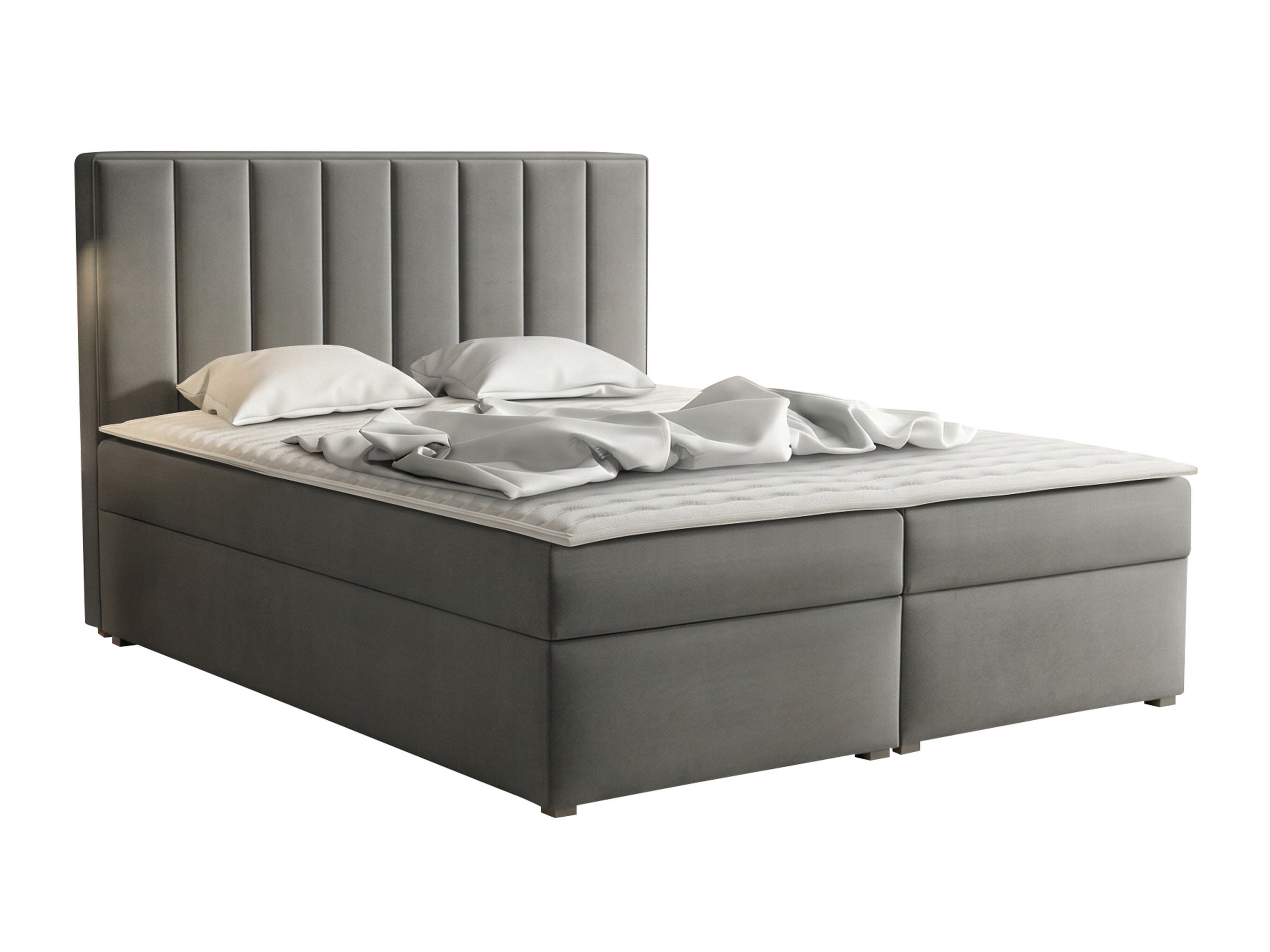 Cama continental Pomona 116 (Magic veludo 2217)
