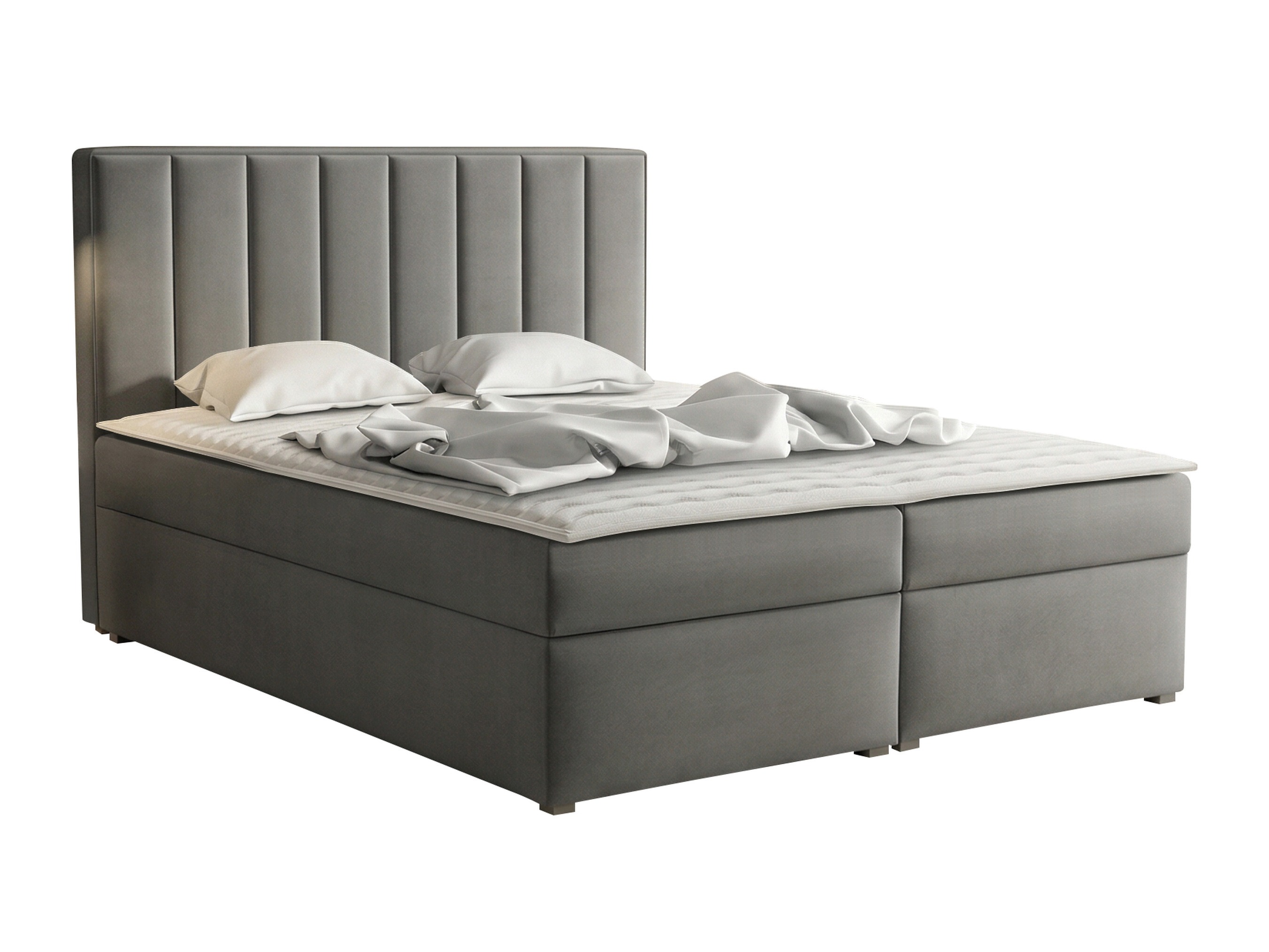 Cama continental Pomona 116 (Magic veludo 2217)