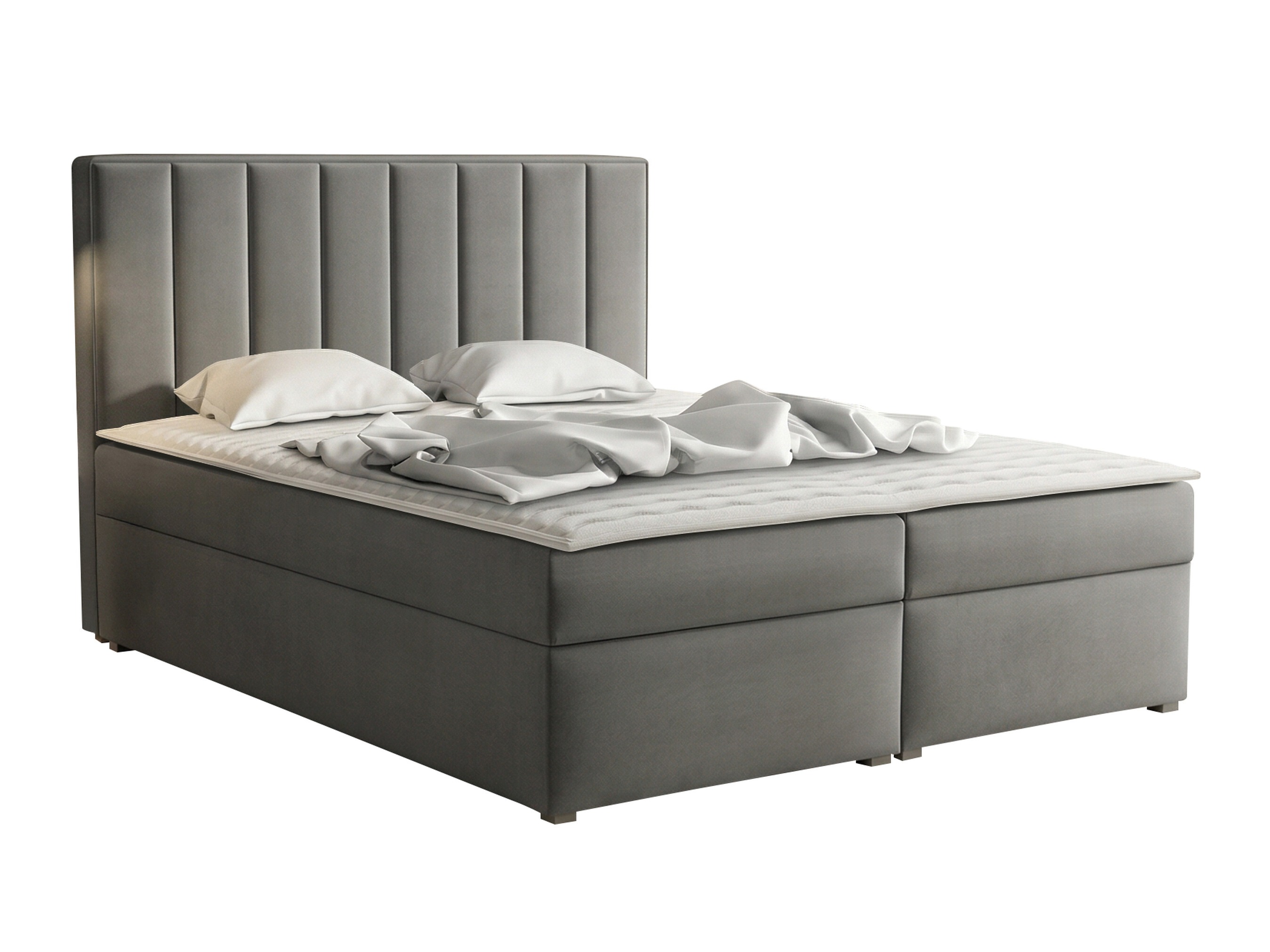 Cama continental Pomona 116 (Magic veludo 2217)