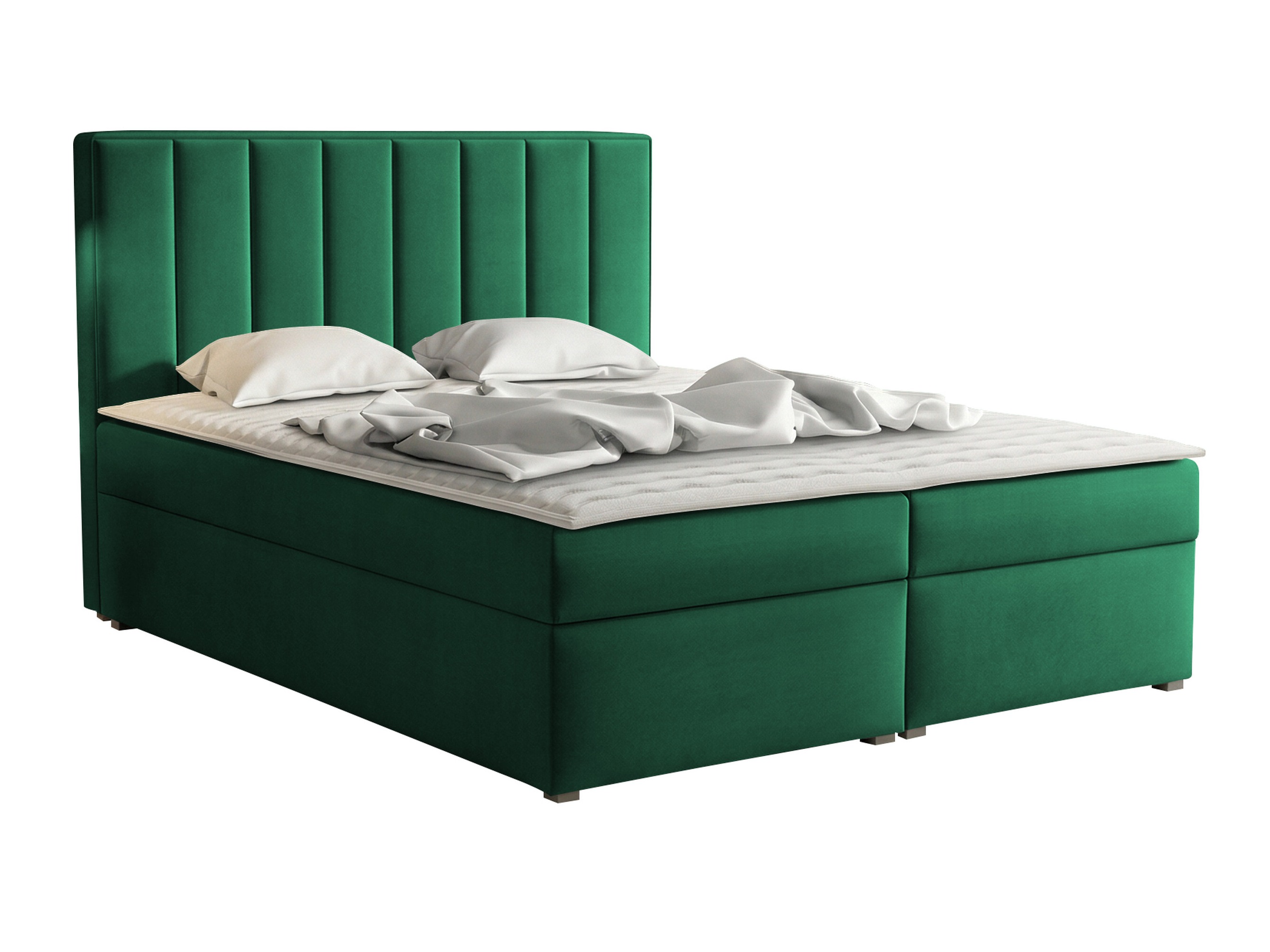 Cama continental Pomona 116 (Magic veludo 2225)