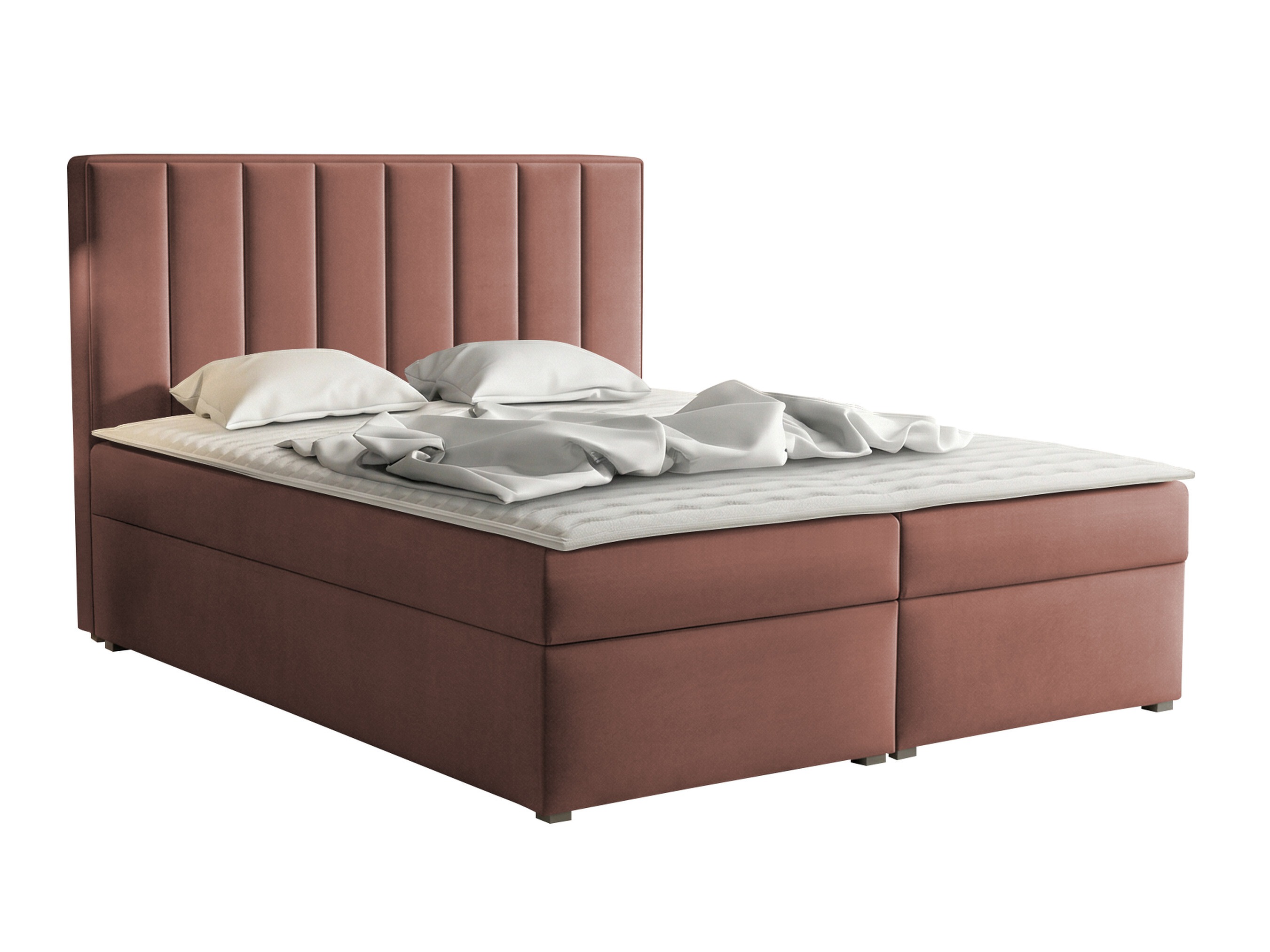 Cama continental Pomona 116 (Magic veludo 2258)