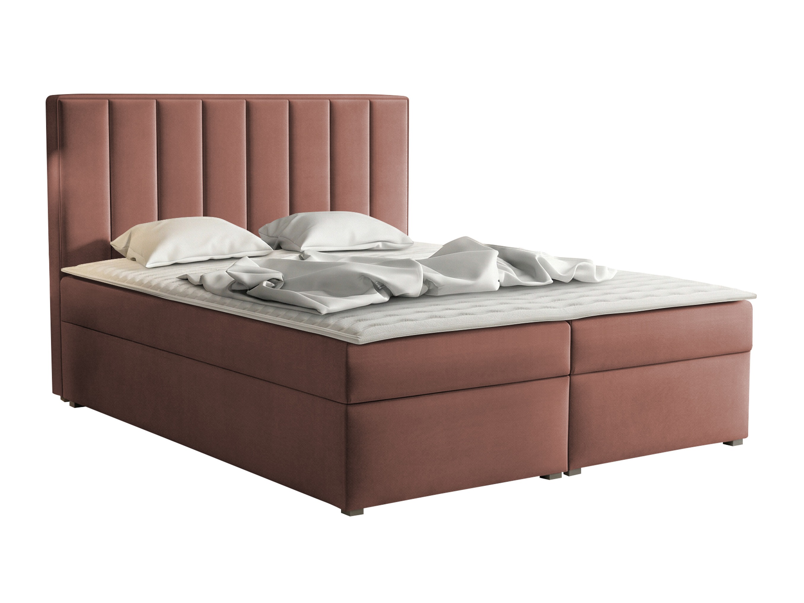 Cama continental Pomona 116 (Magic veludo 2258)