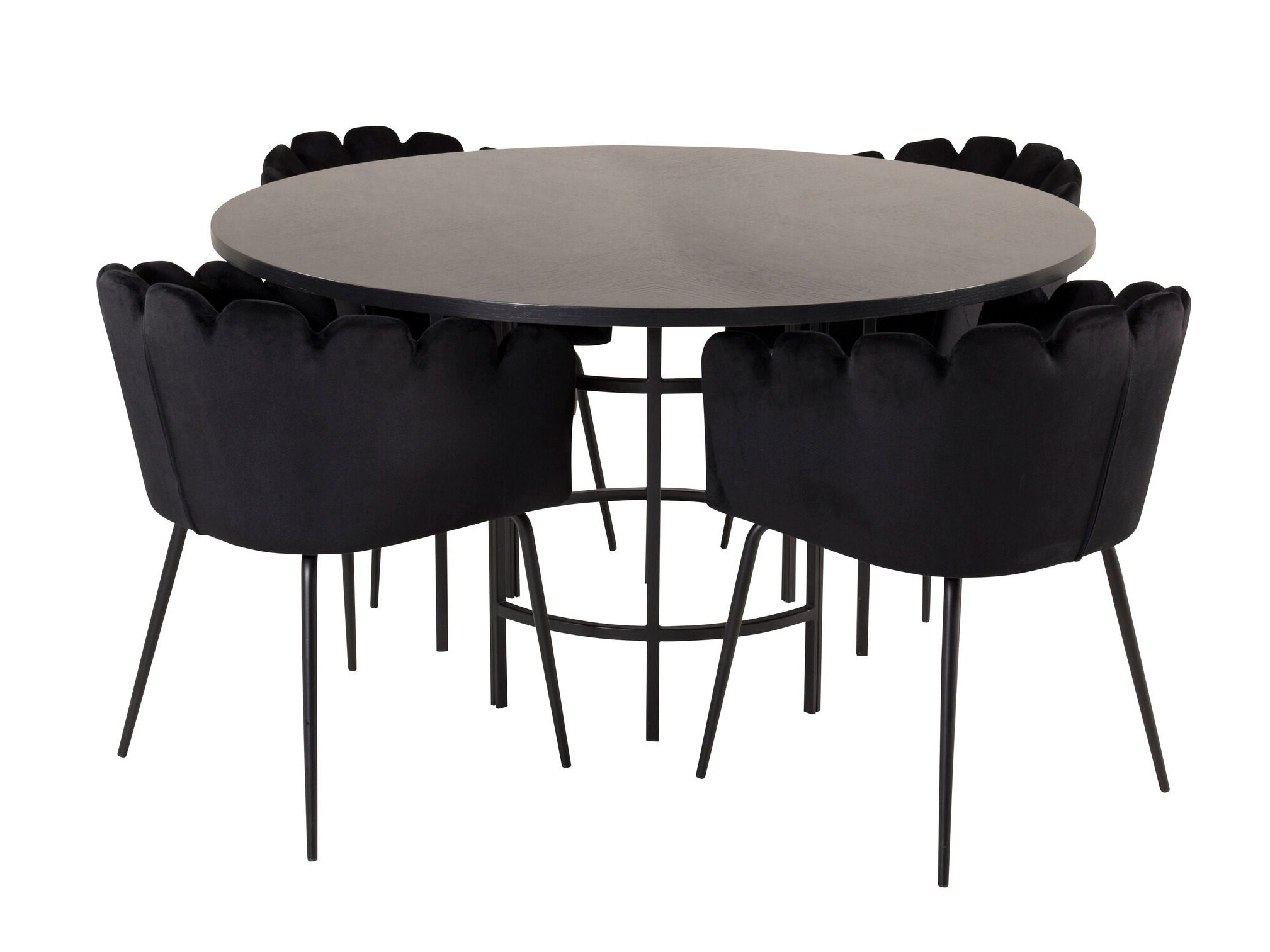 Conjunto para refeições Dallas 313 (Preto)