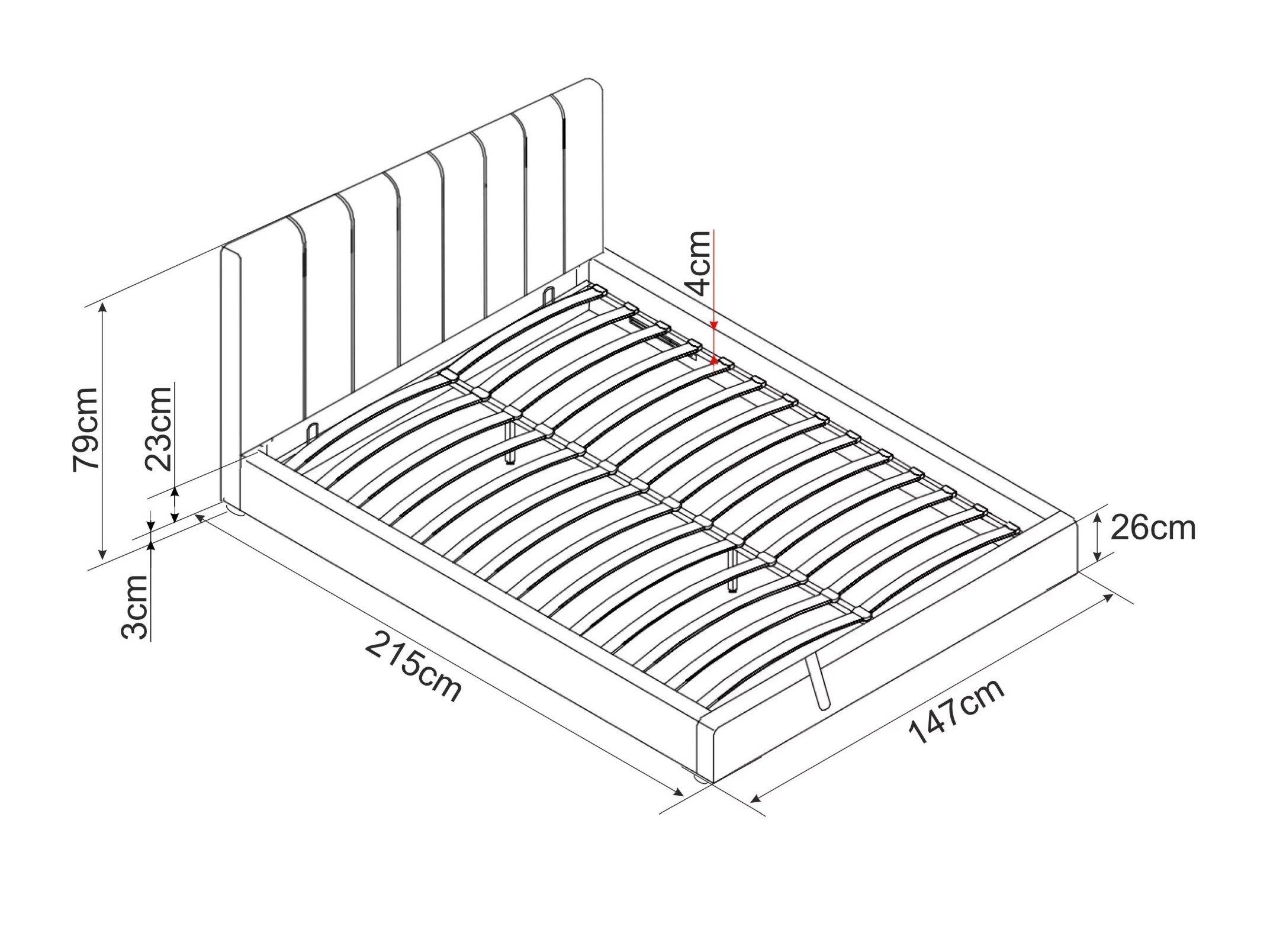 Cama Detroit 412 (Raven 22)