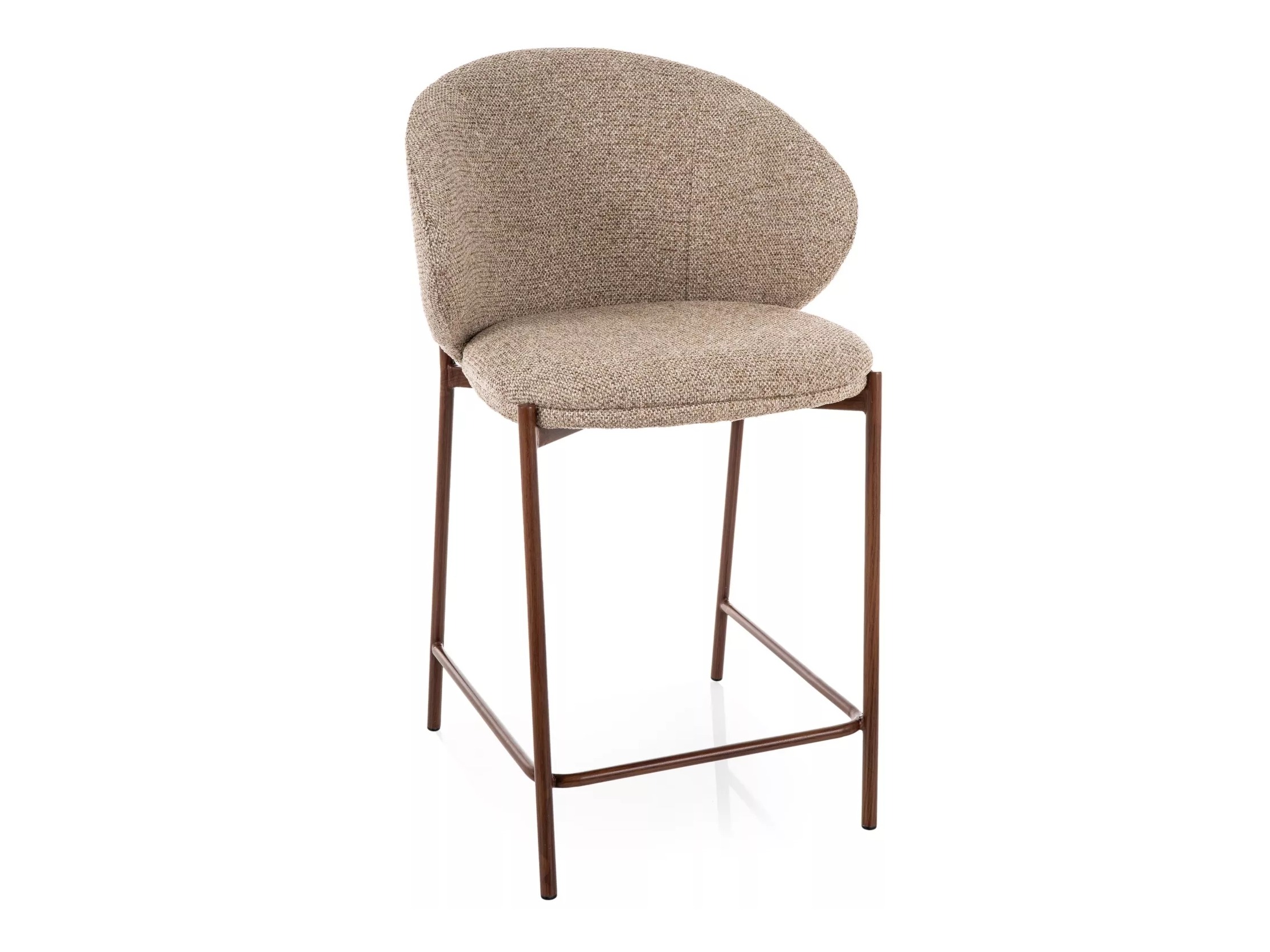 Banco de bar Detroit 947 (Castanho claro + Nogueira)