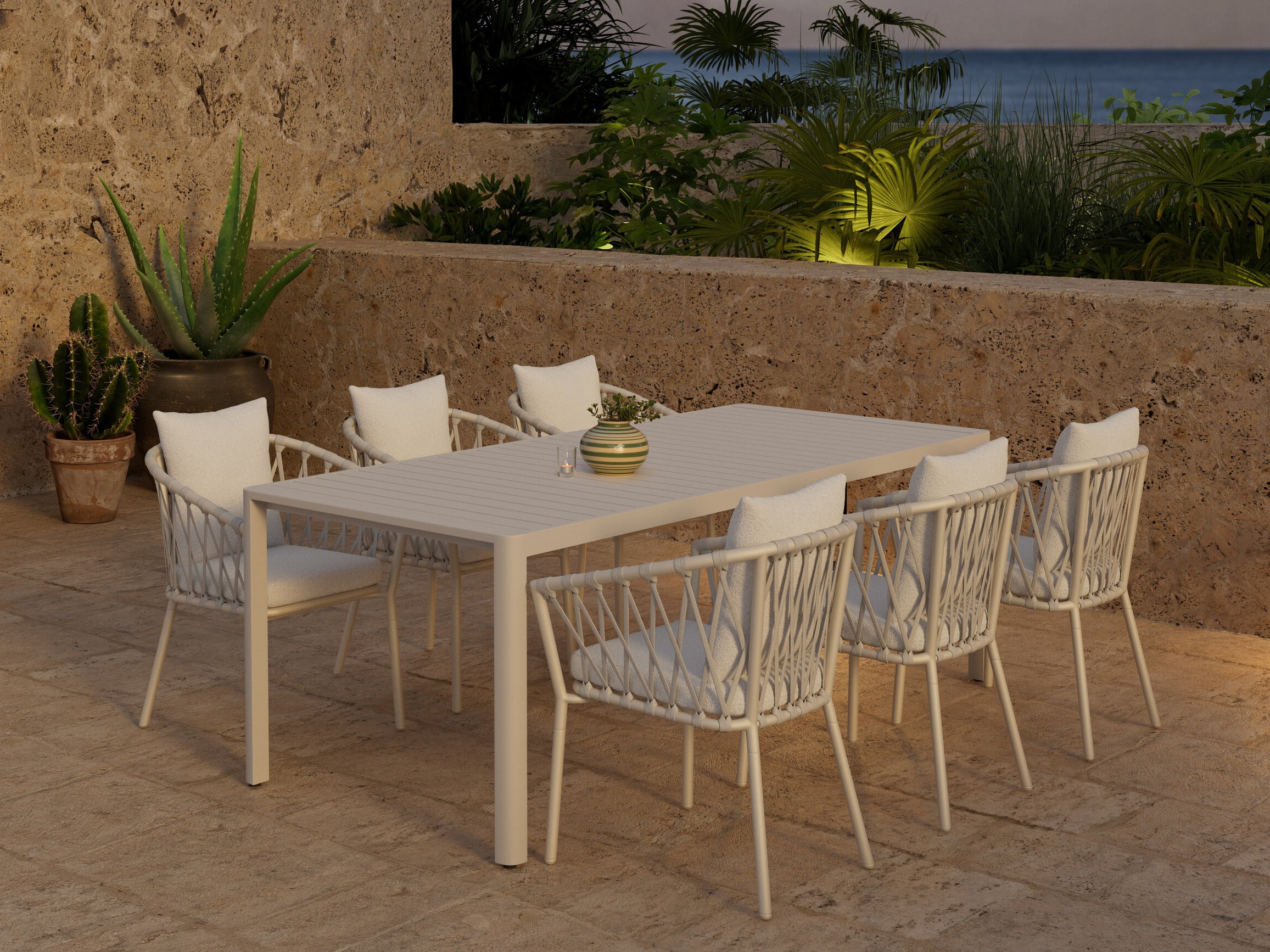 Conjunto de mesa e cadeiras Dallas 5248