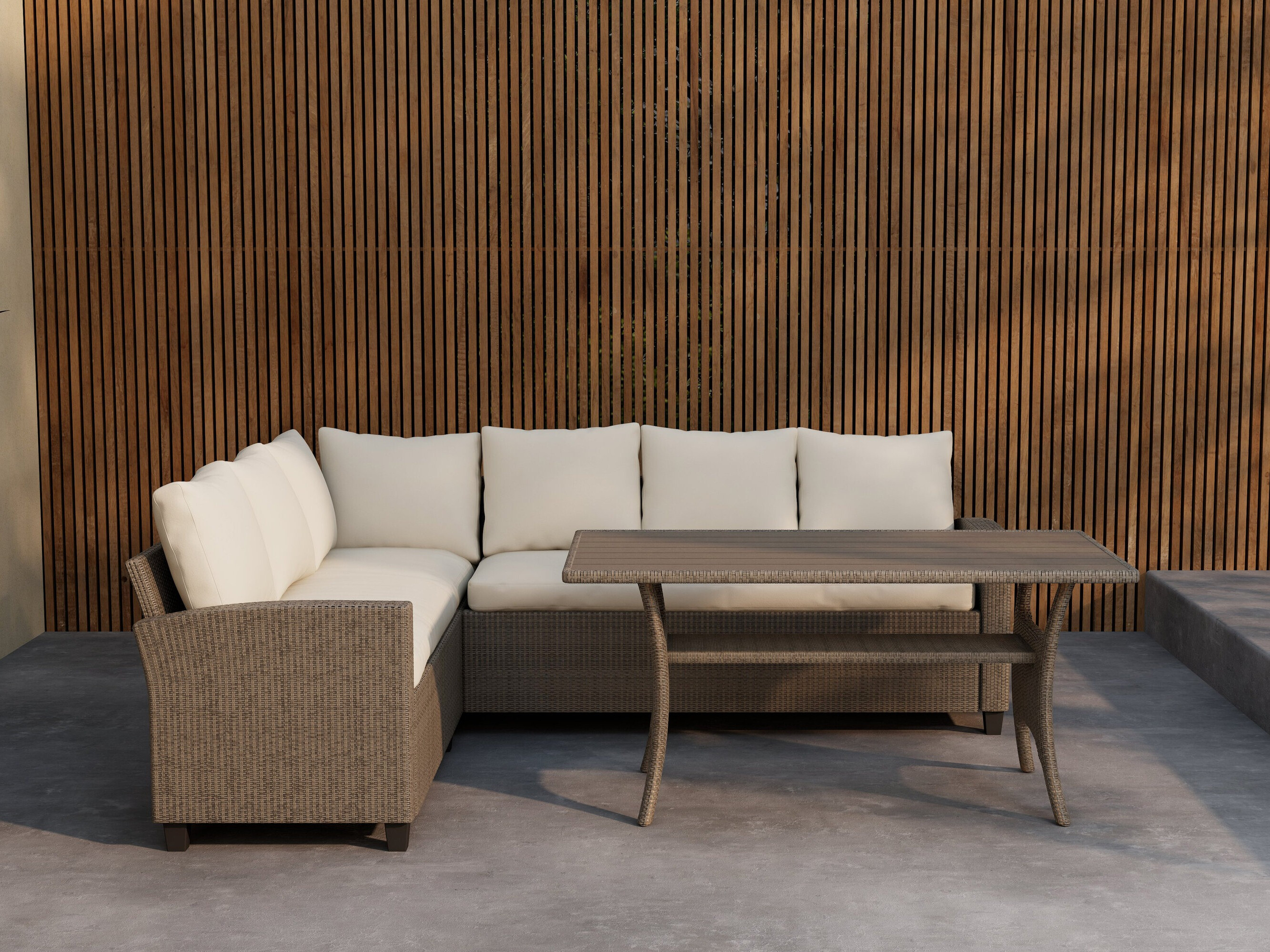 Conjunto de mobiliário para o exterior Dallas 4628 (Bege)
